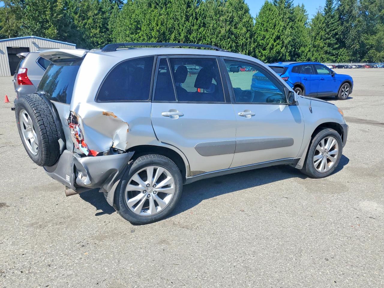 2001 Toyota Rav4 Base Silver vin: JTEGH20V610020748