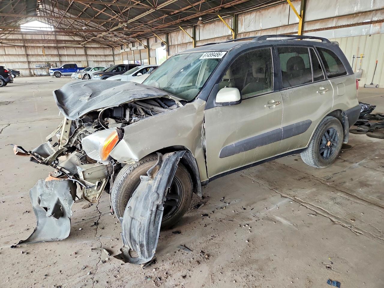2001 Toyota Rav4 Base Серый vin: JTEGH20V610022936
