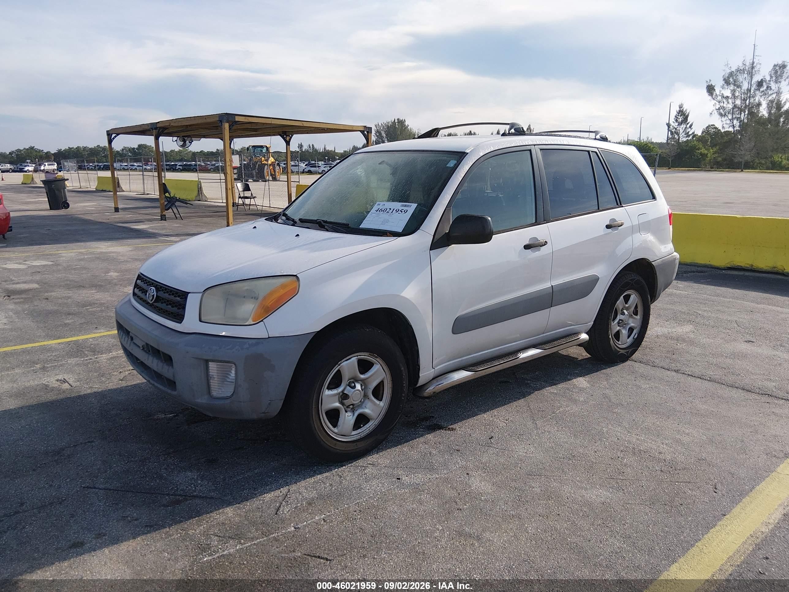 2001 Toyota Rav4   White vin: JTEGH20V610026534