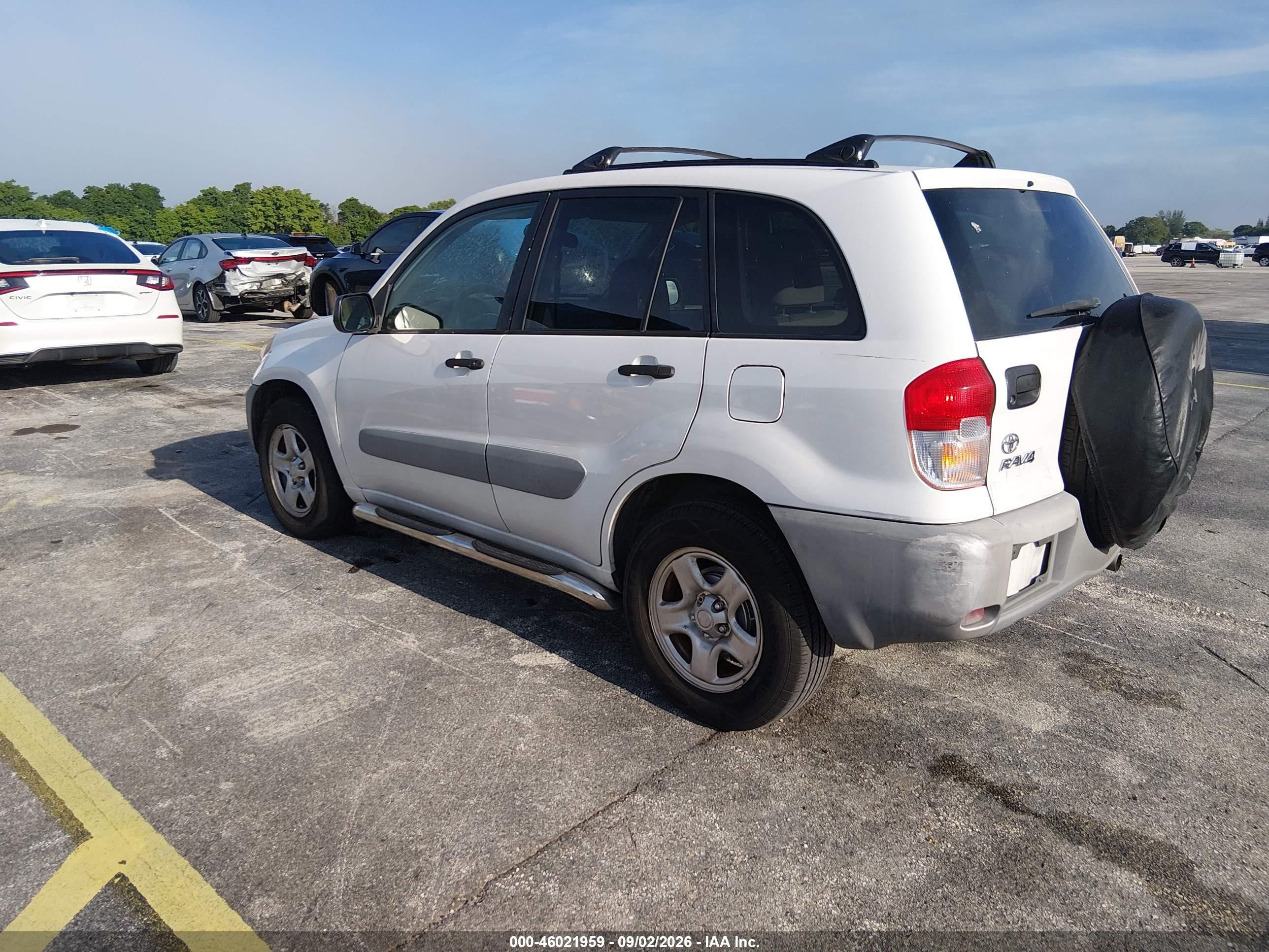 2001 Toyota Rav4   White vin: JTEGH20V610026534