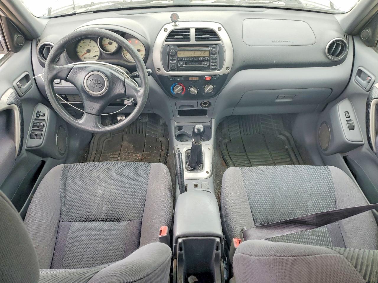 2001 Toyota Rav4 Base Silver vin: JTEGH20V610033516