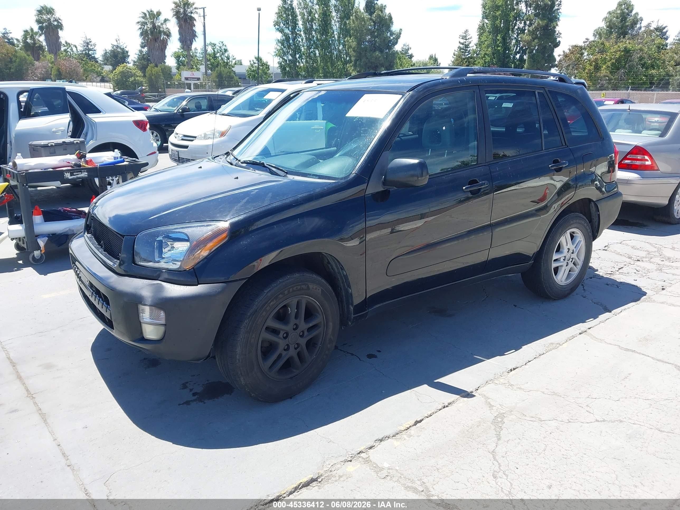 2002 Toyota Rav4   Black vin: JTEGH20V620051886