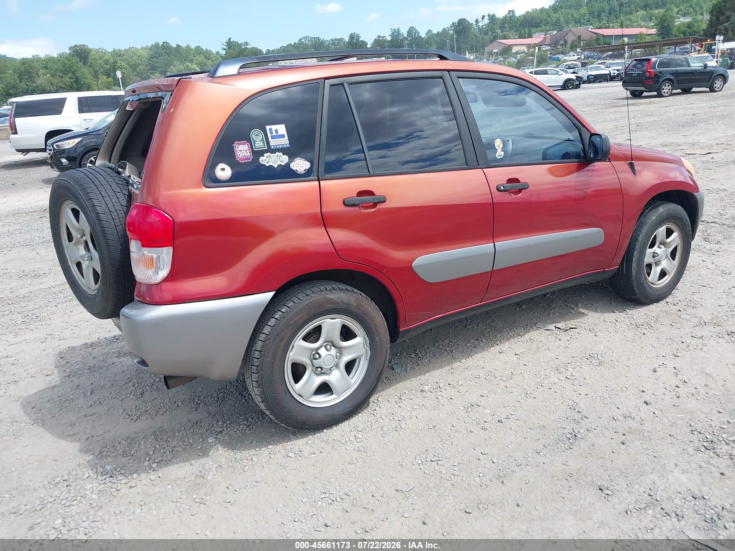 2002 Toyota Rav4   Red vin: JTEGH20V620054075