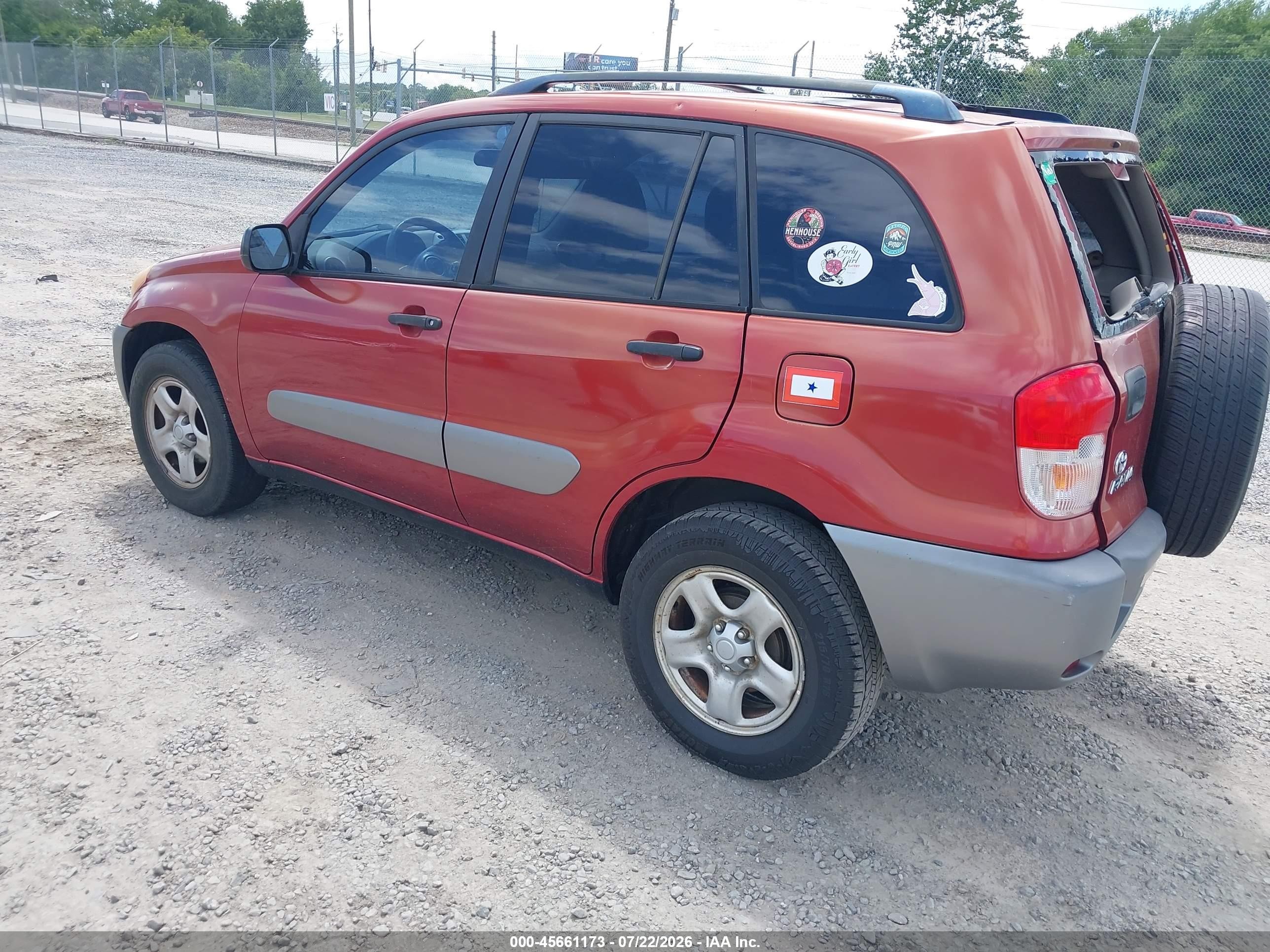 2002 Toyota Rav4   Red vin: JTEGH20V620054075
