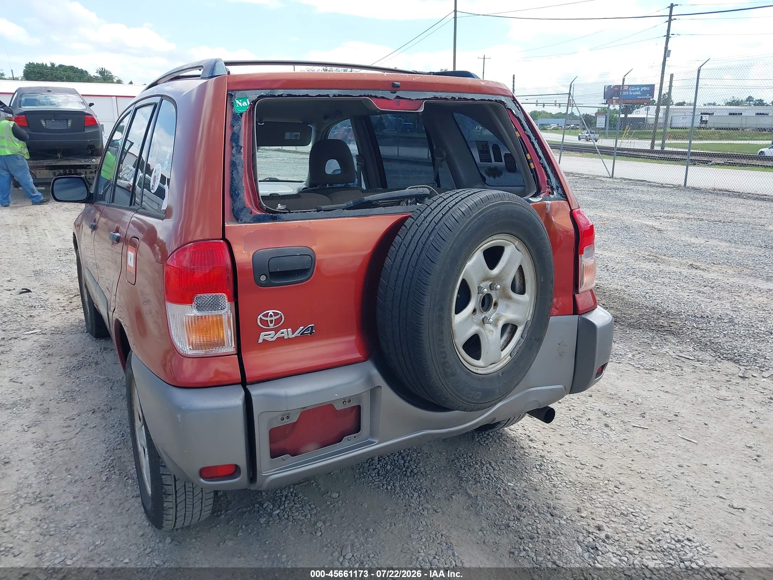 2002 Toyota Rav4   Red vin: JTEGH20V620054075