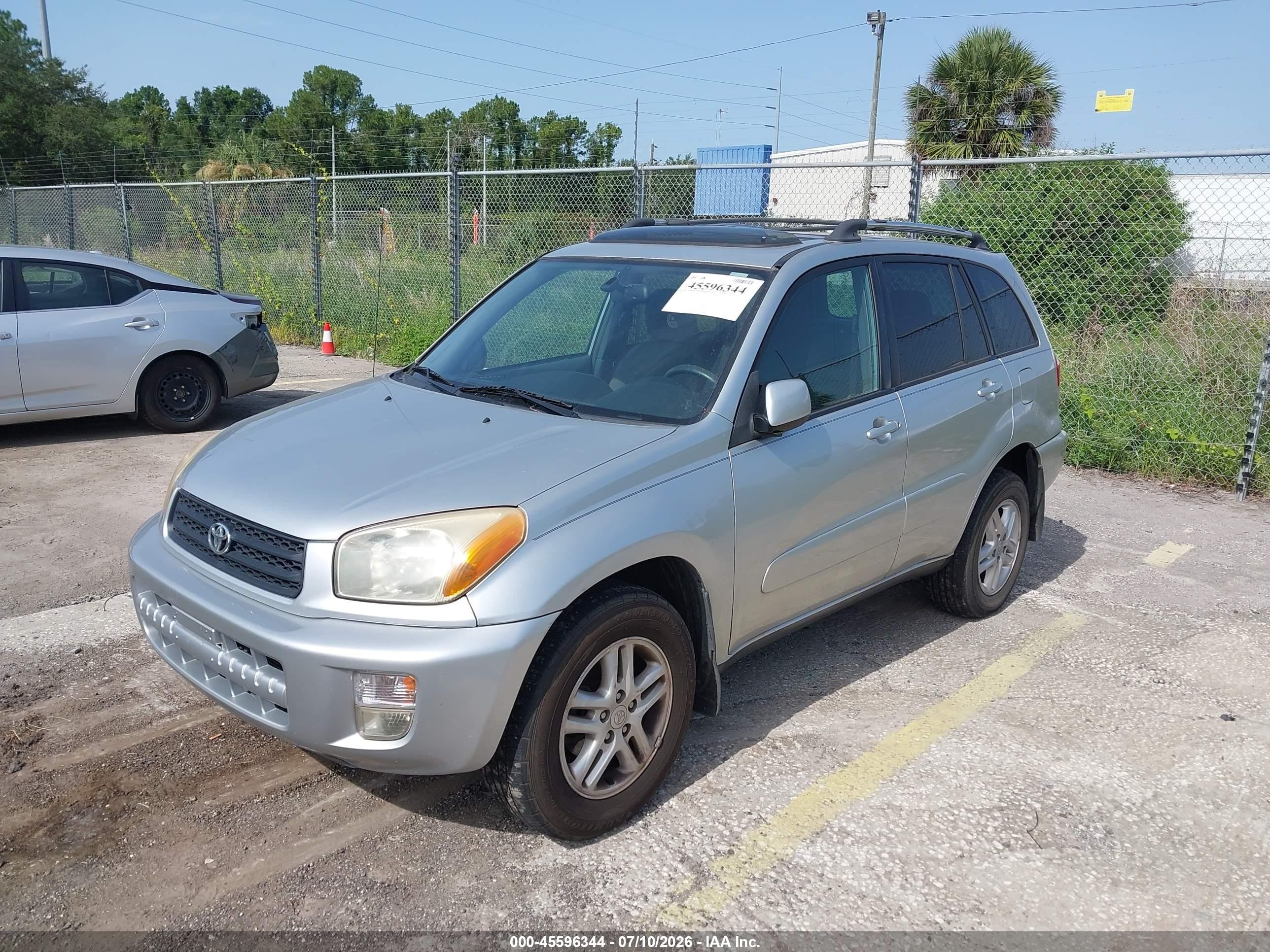 2003 Toyota Rav4   Silver vin: JTEGH20V630106452