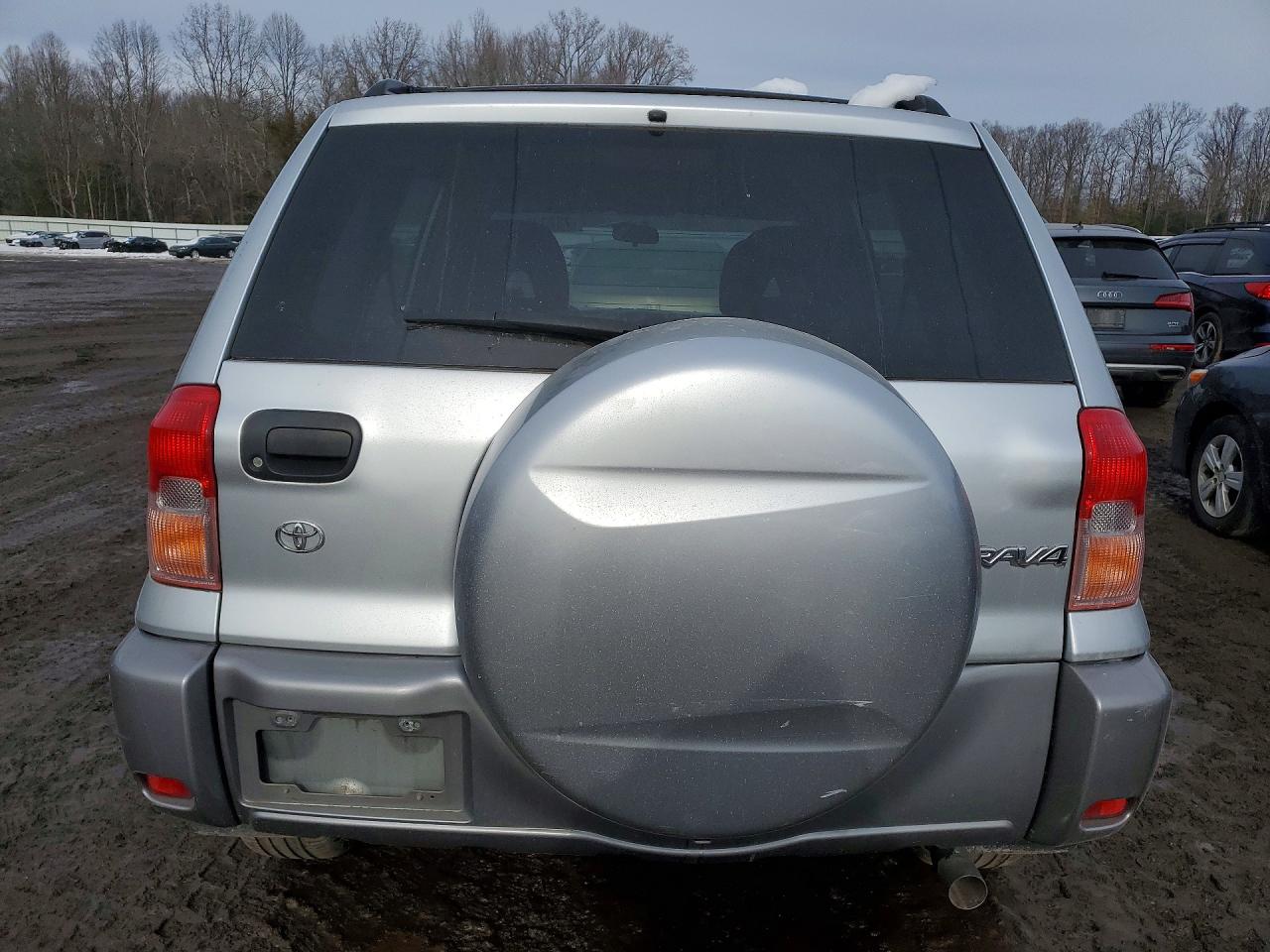 2003 Toyota Rav4 Base Silver vin: JTEGH20V630114518