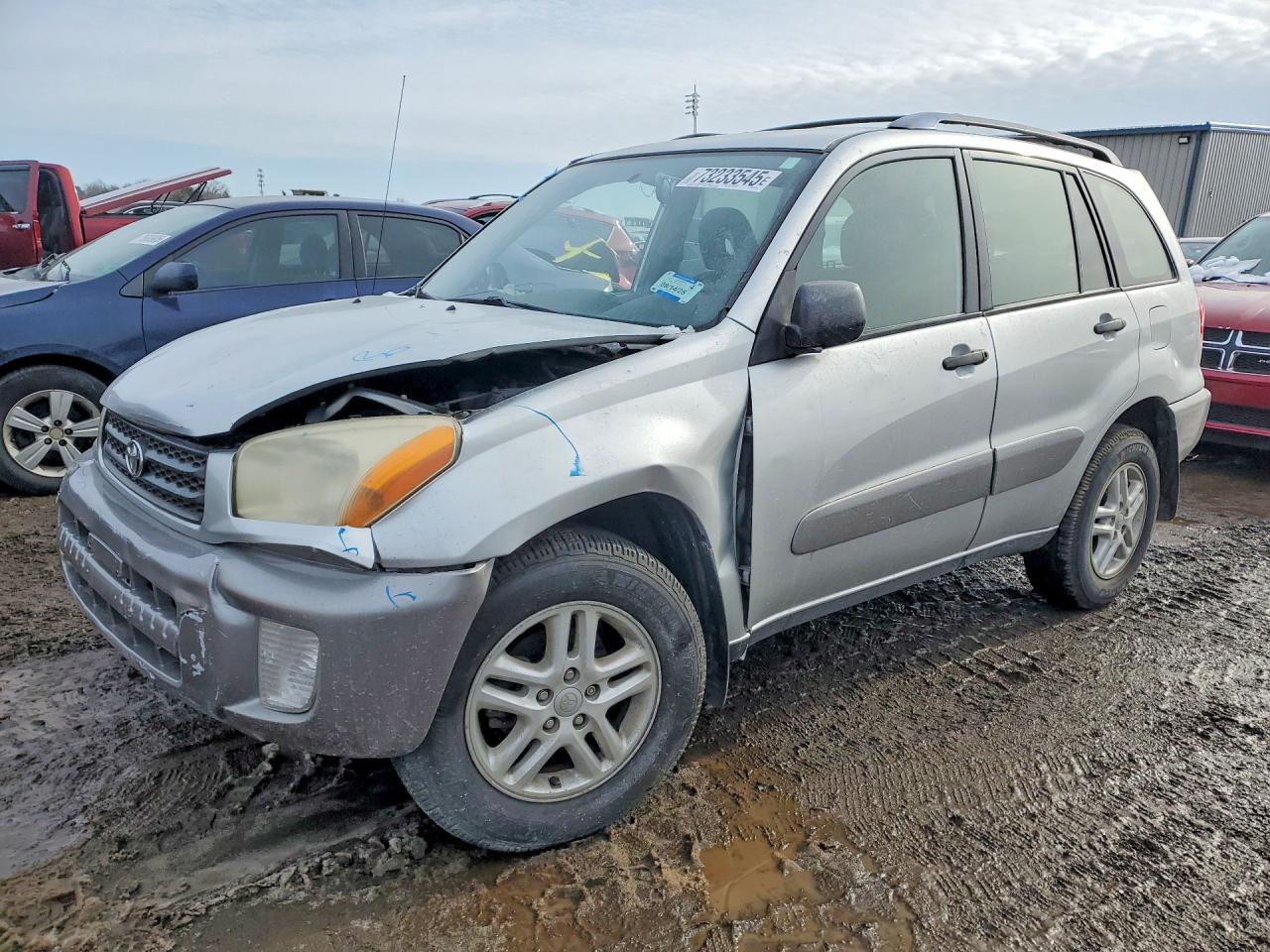 2003 Toyota Rav4 Base Silver vin: JTEGH20V630114518