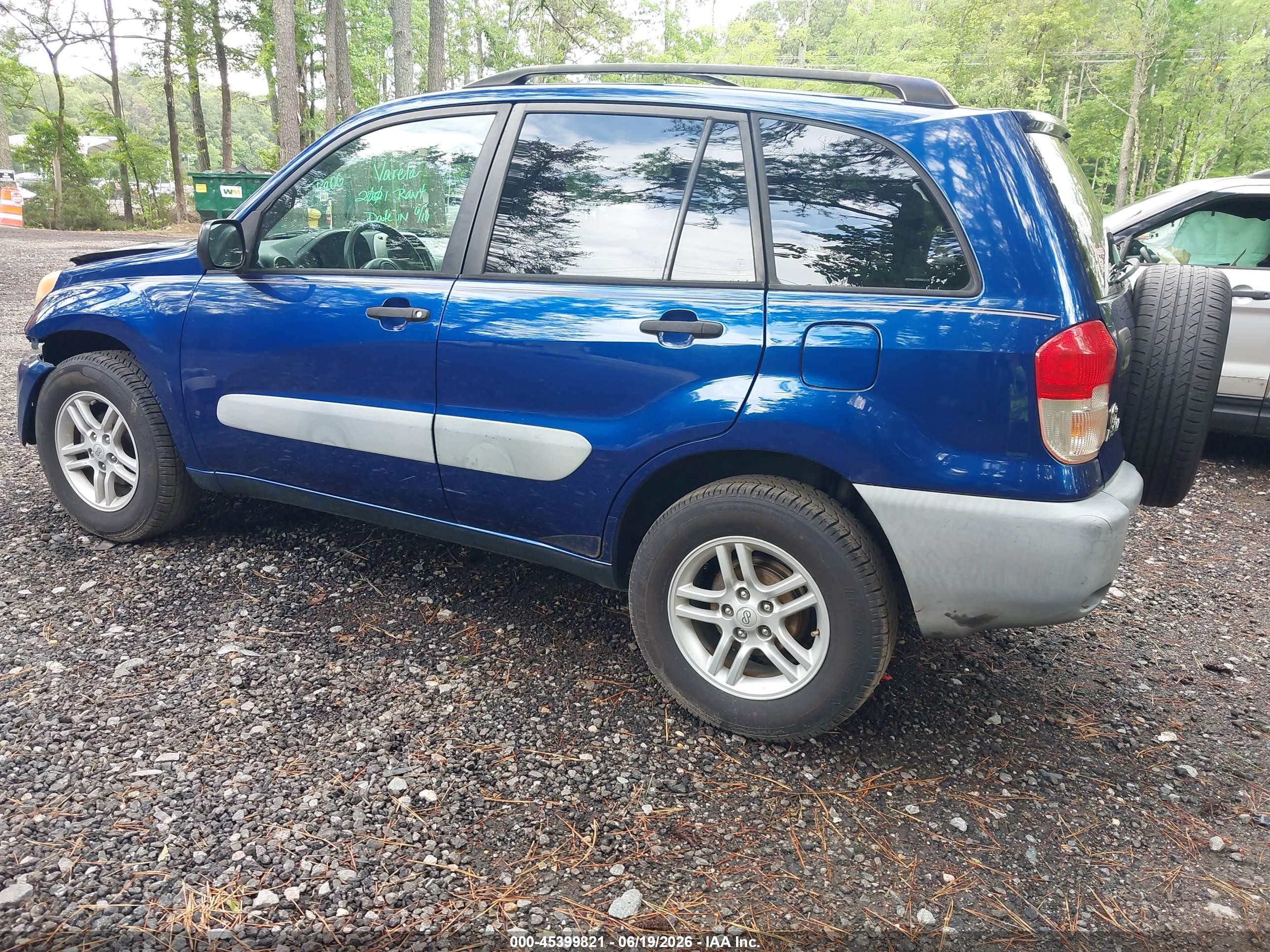 2001 Toyota Rav4   Blue vin: JTEGH20V710022220