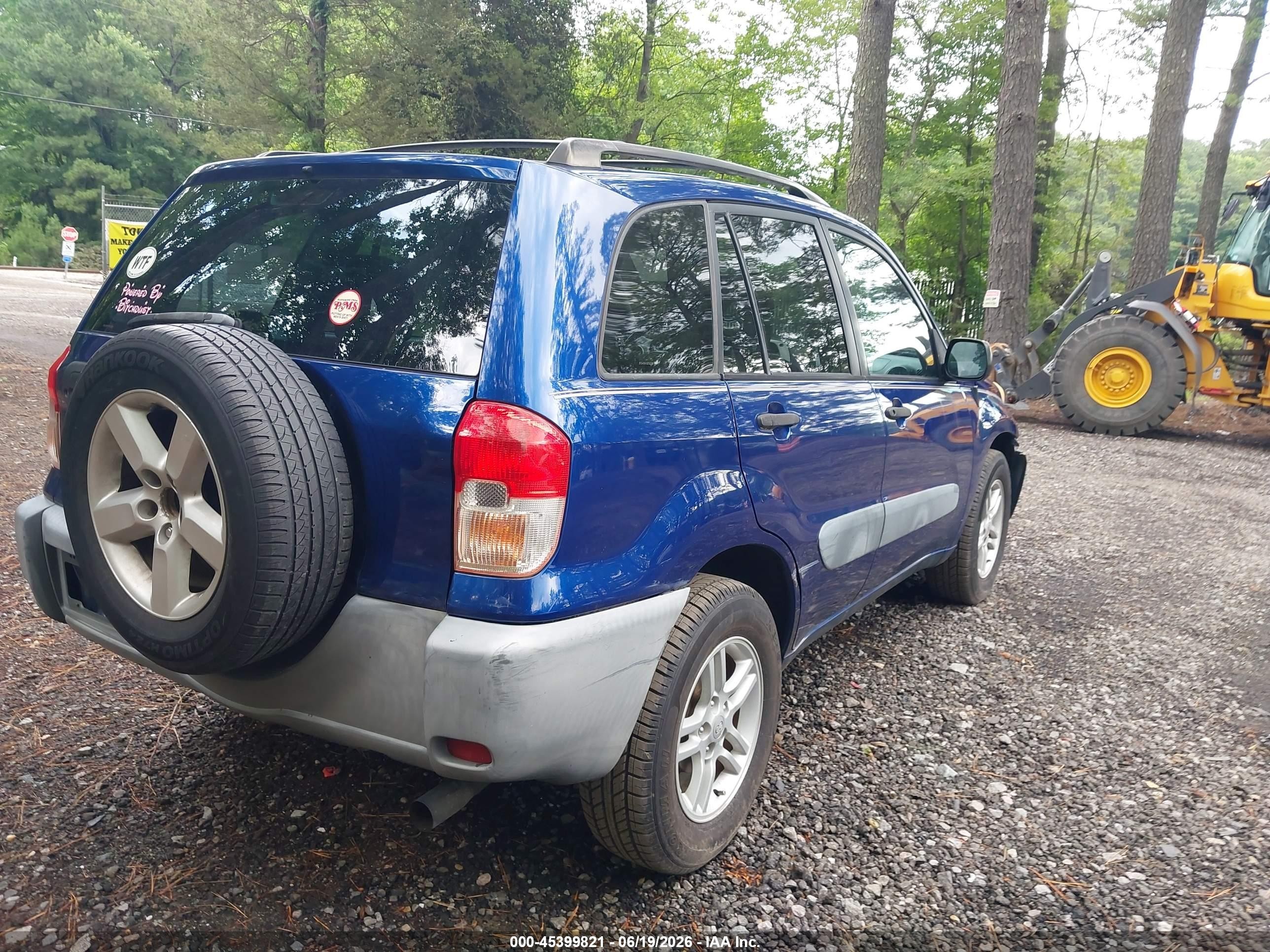 2001 Toyota Rav4   Blue vin: JTEGH20V710022220