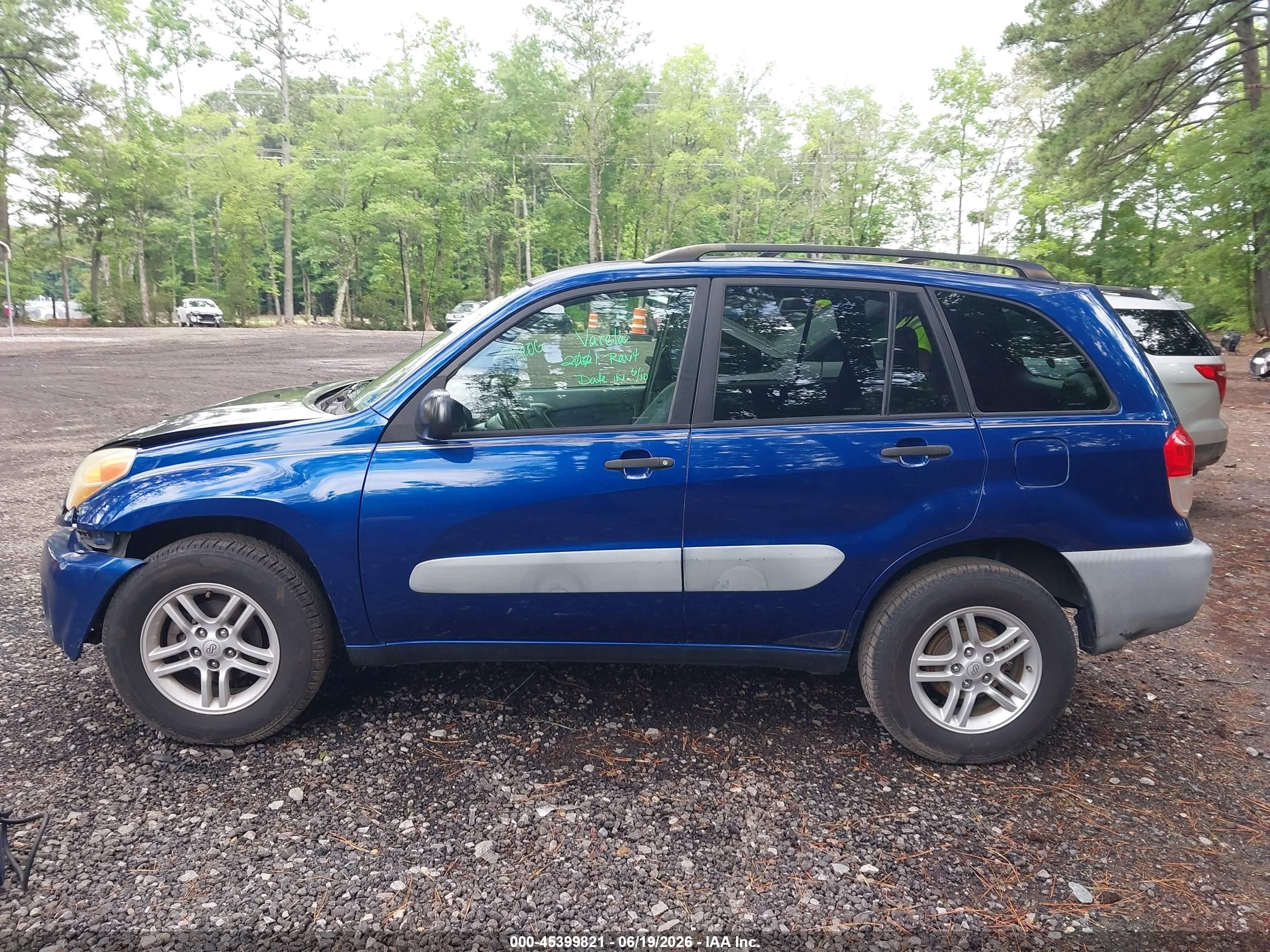 2001 Toyota Rav4   Blue vin: JTEGH20V710022220