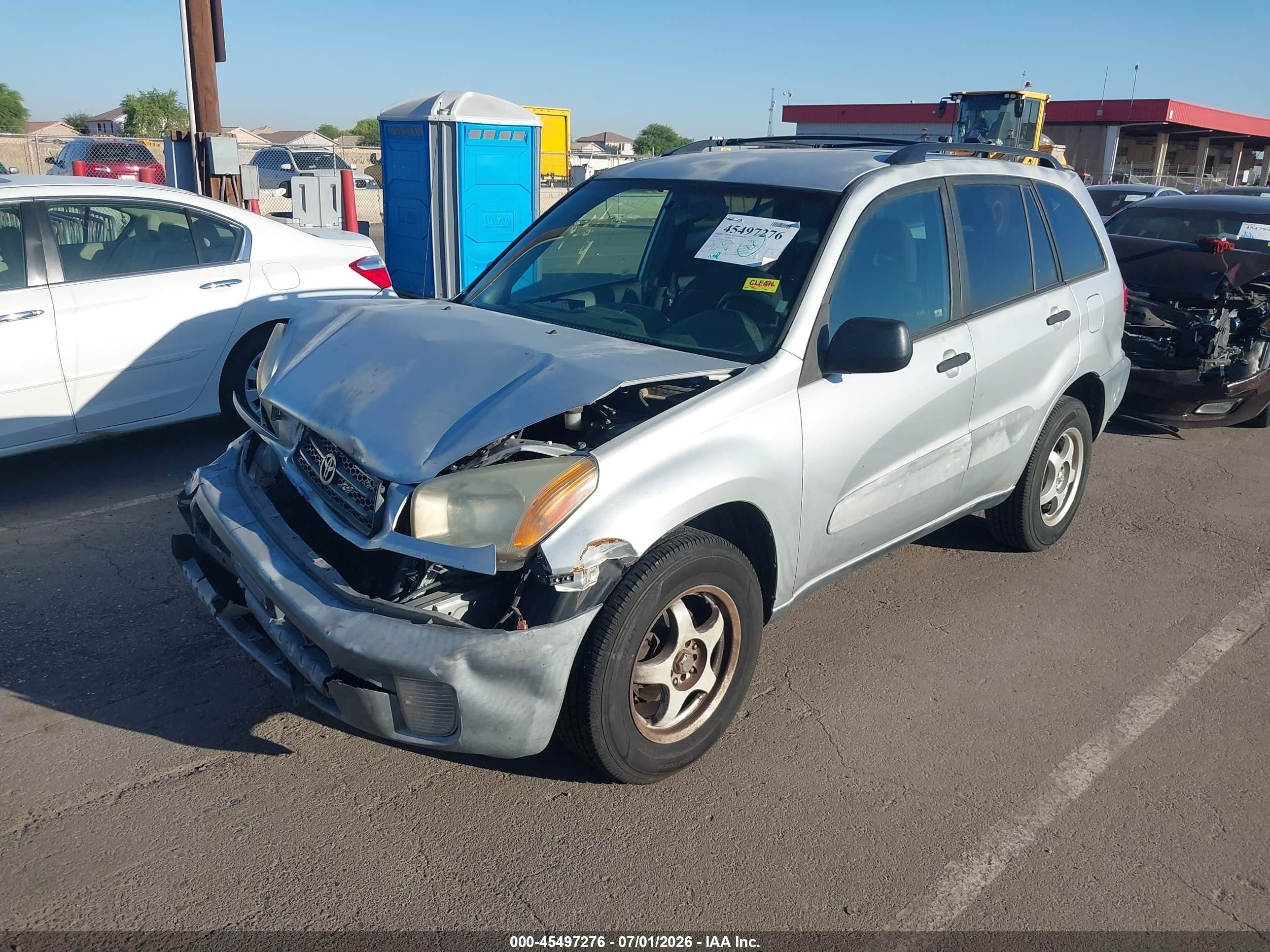 2001 Toyota Rav4   Silver vin: JTEGH20V710031404