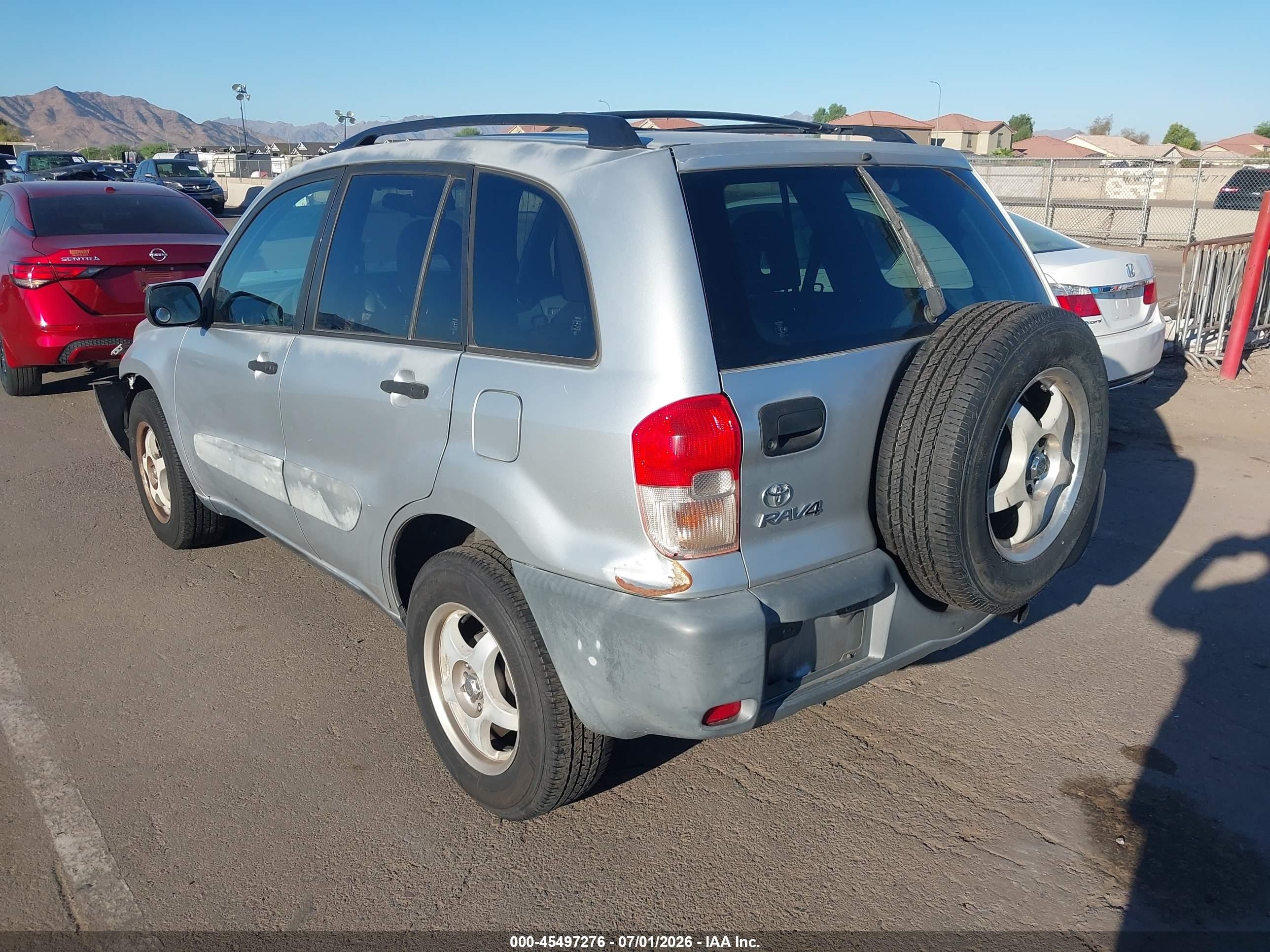 2001 Toyota Rav4   Silver vin: JTEGH20V710031404