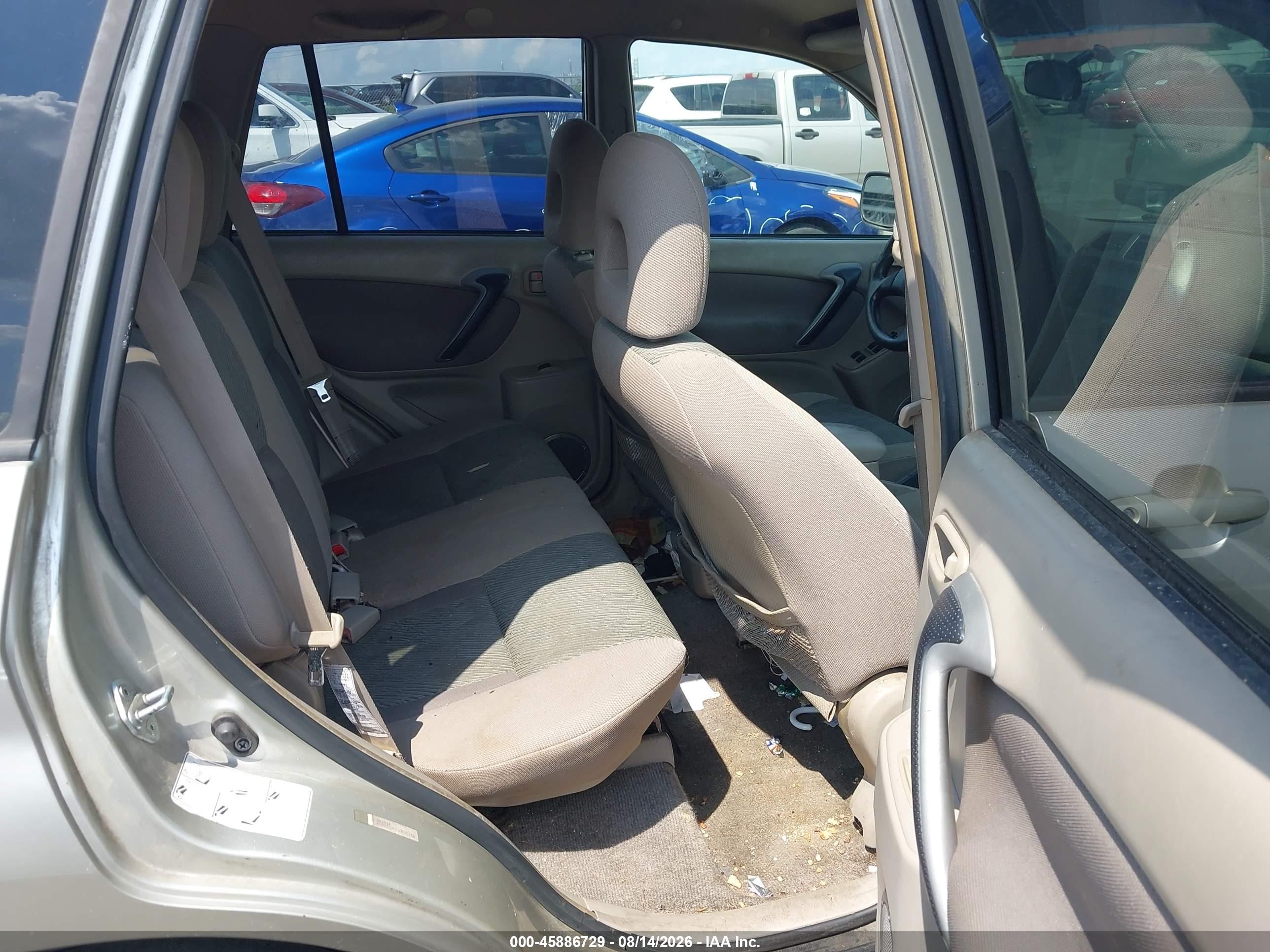 2001 Toyota Rav4   Желто-коричневый vin: JTEGH20V710035145