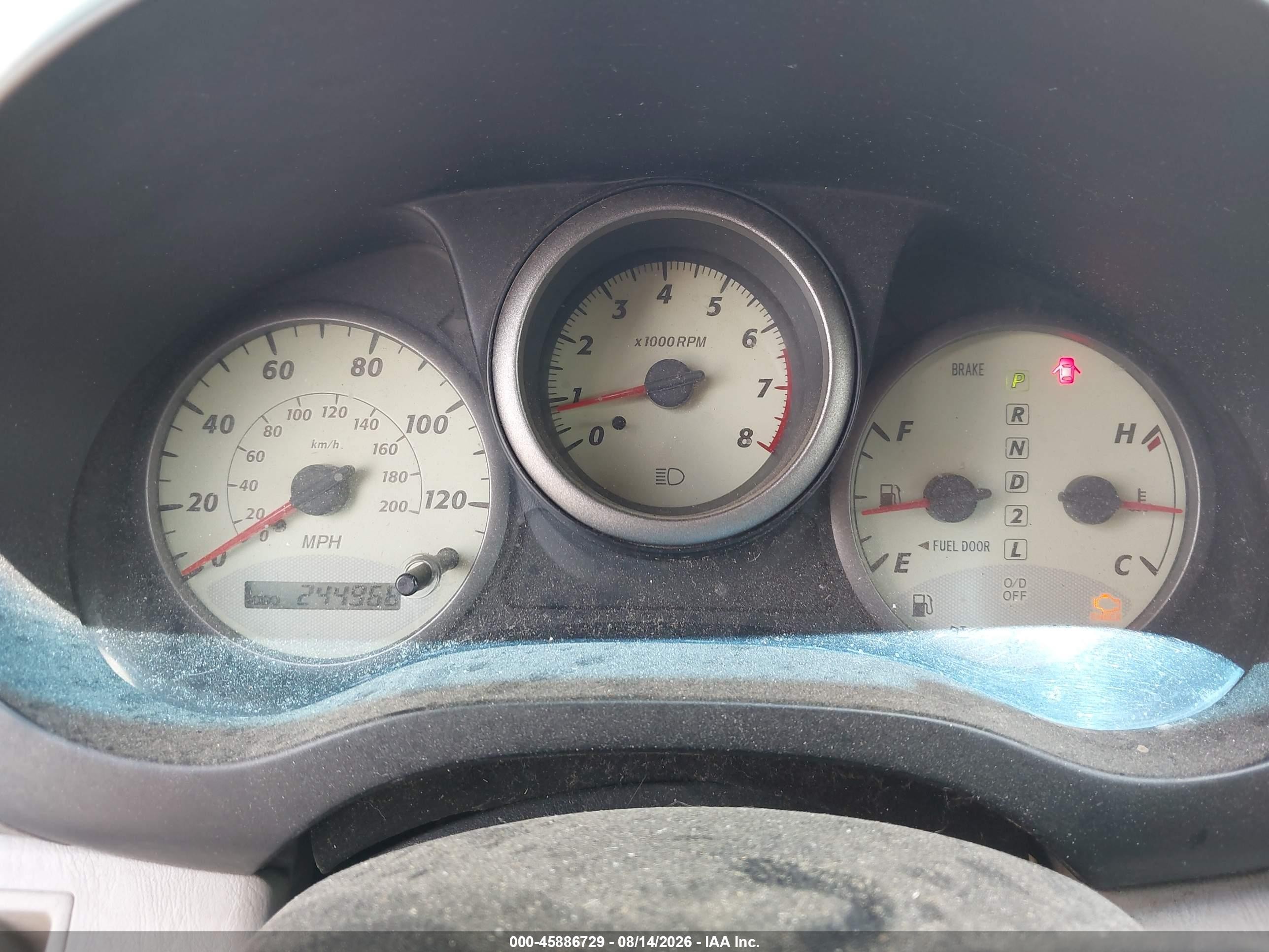 2001 Toyota Rav4   Желто-коричневый vin: JTEGH20V710035145
