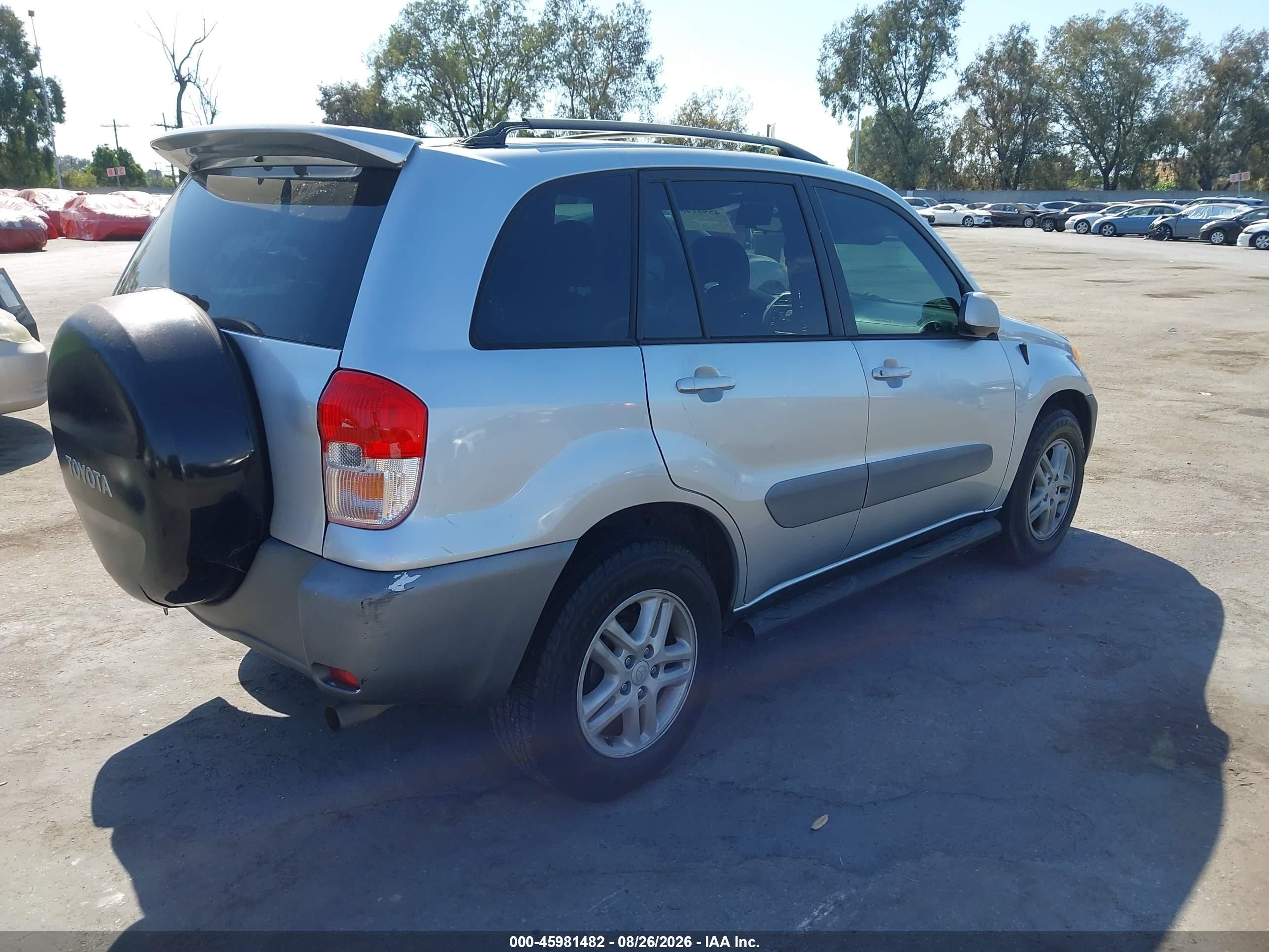 2001 Toyota Rav4   Silver vin: JTEGH20V710036487