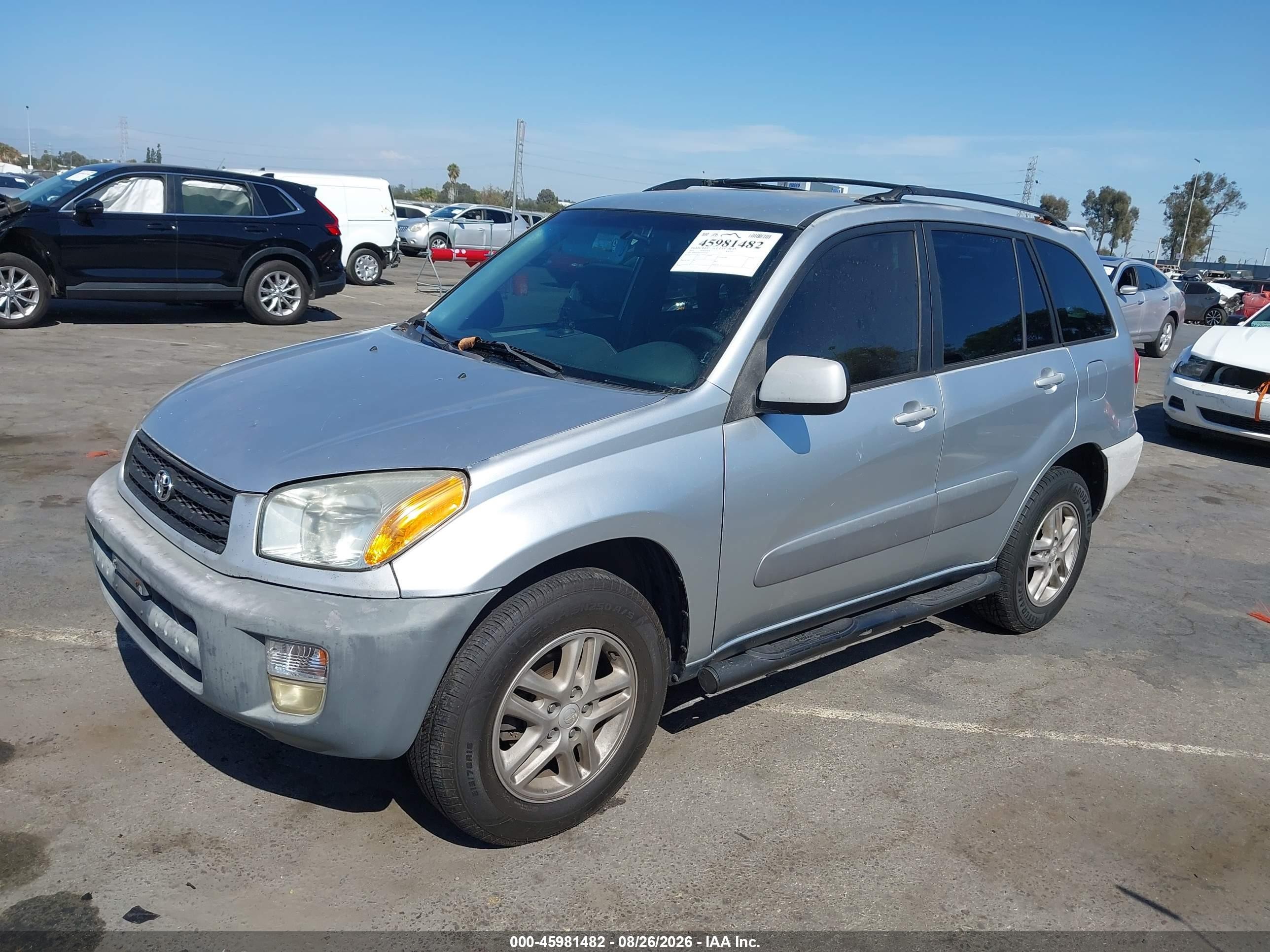 2001 Toyota Rav4   Silver vin: JTEGH20V710036487