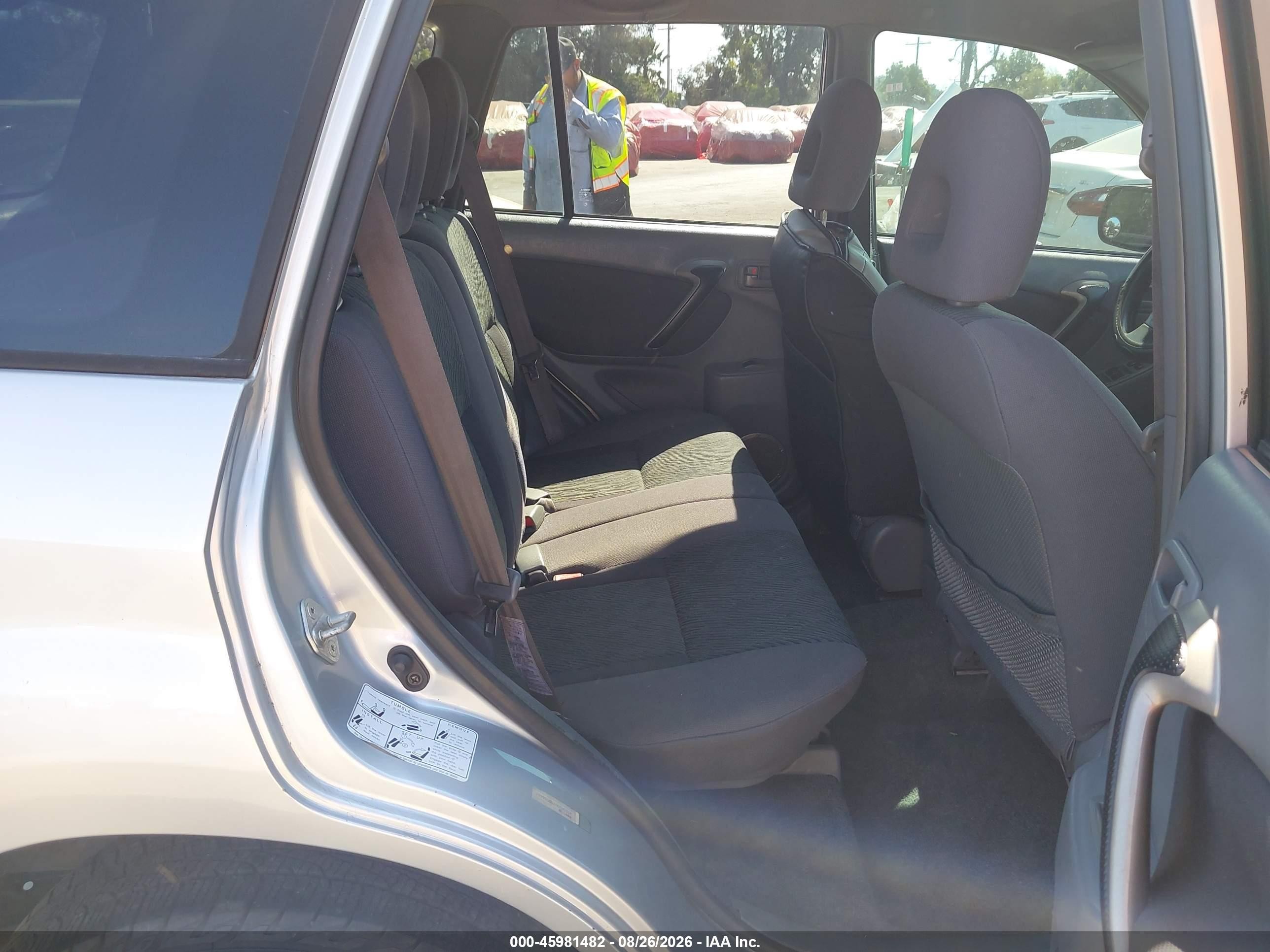 2001 Toyota Rav4   Silver vin: JTEGH20V710036487