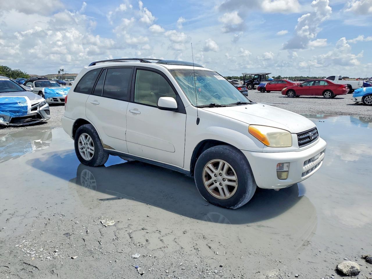 2002 Toyota Rav4 Base Белый vin: JTEGH20V720042632