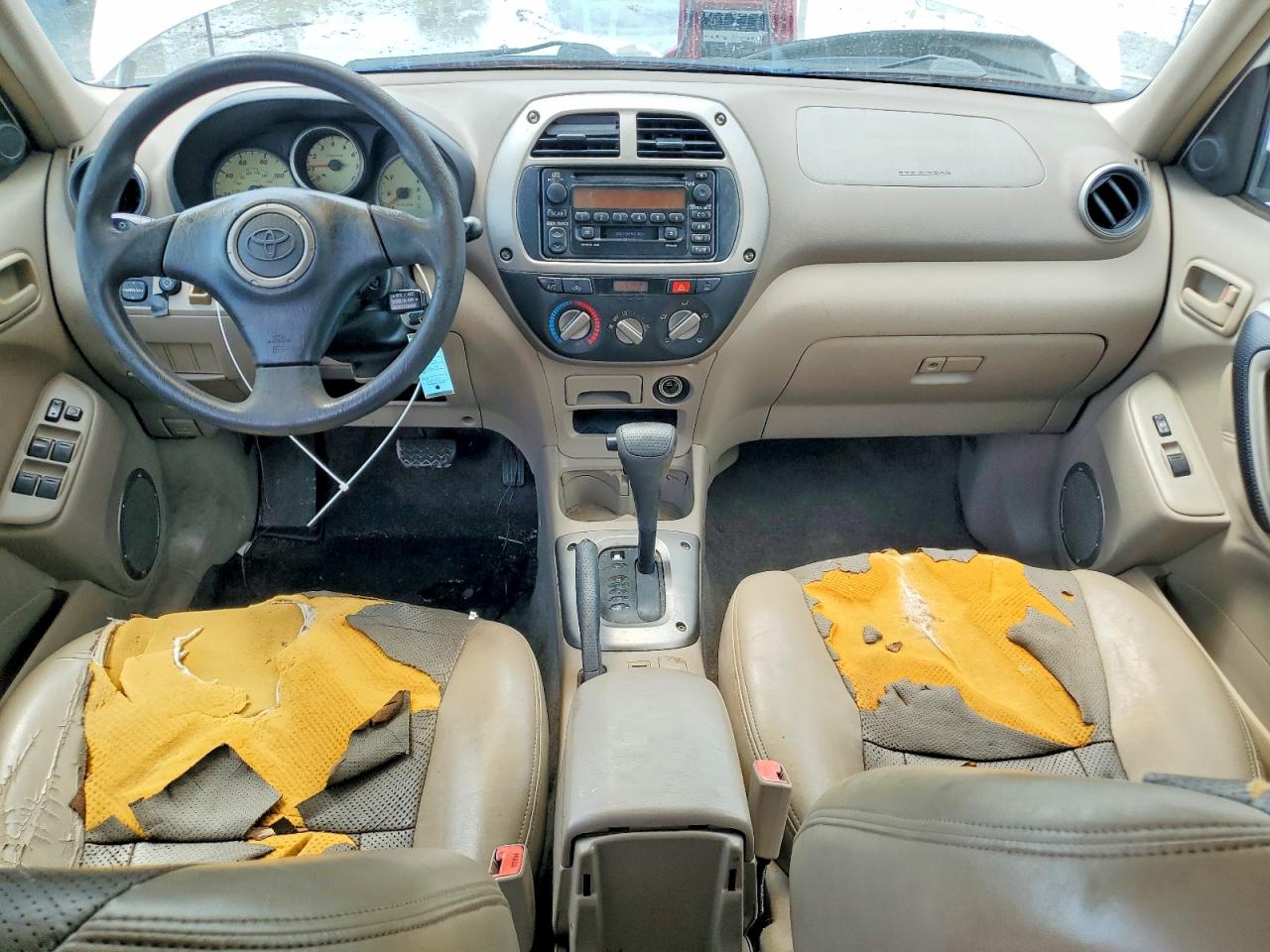 2002 Toyota Rav4 Base Белый vin: JTEGH20V720042632