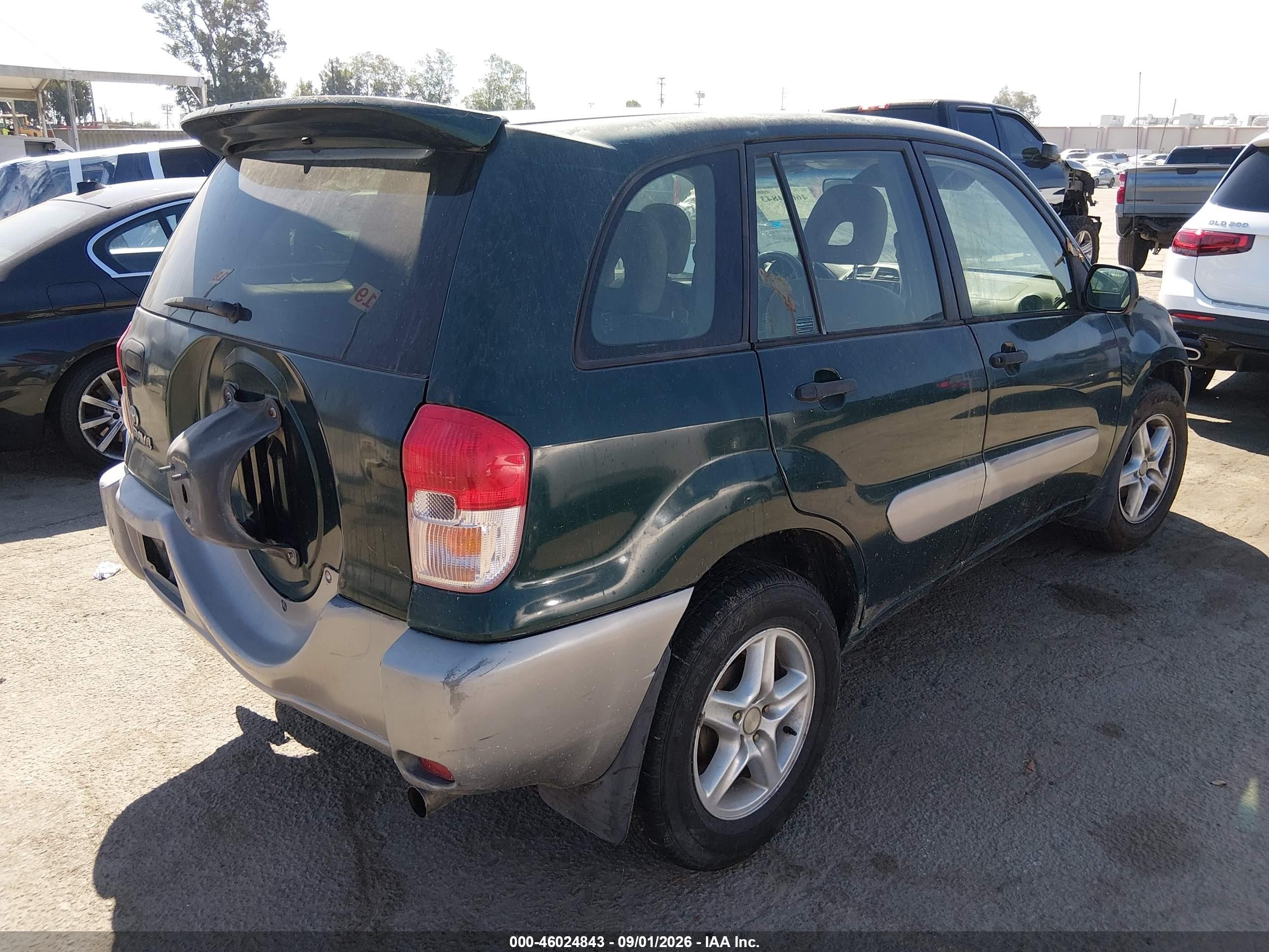 2002 Toyota Rav4   Зеленый vin: JTEGH20V720048852