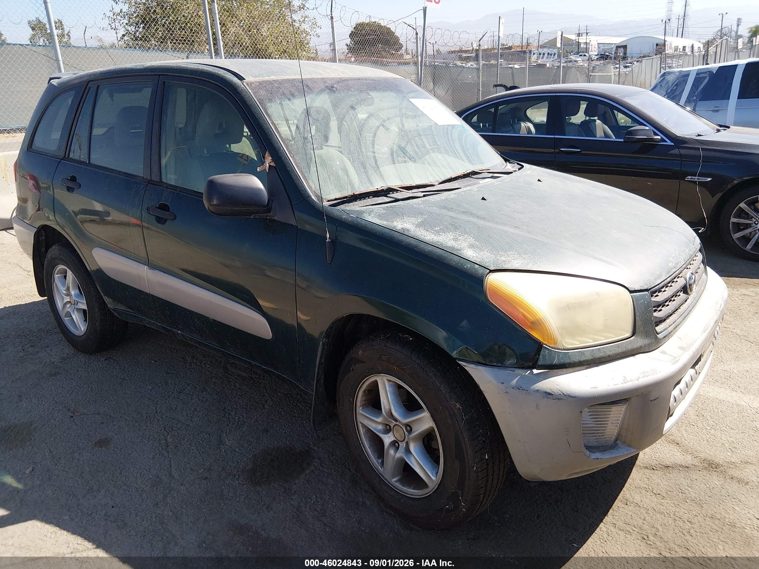 2002 Toyota Rav4   Зеленый vin: JTEGH20V720048852