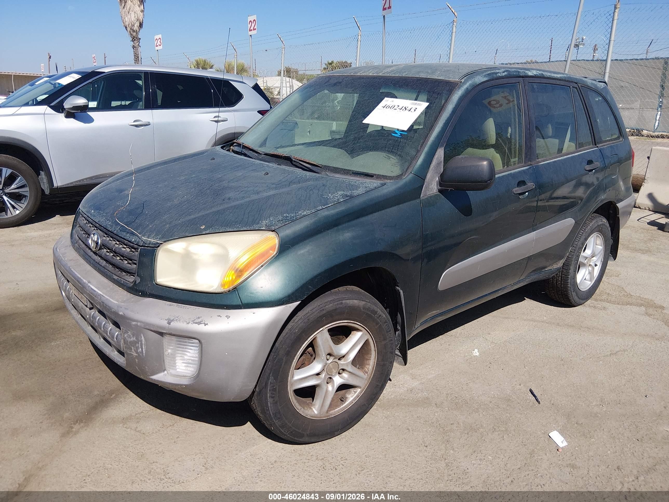 2002 Toyota Rav4   Зеленый vin: JTEGH20V720048852