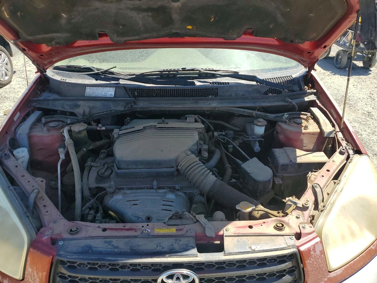 2002 Toyota Rav4 Base Burgundy vin: JTEGH20V720049709