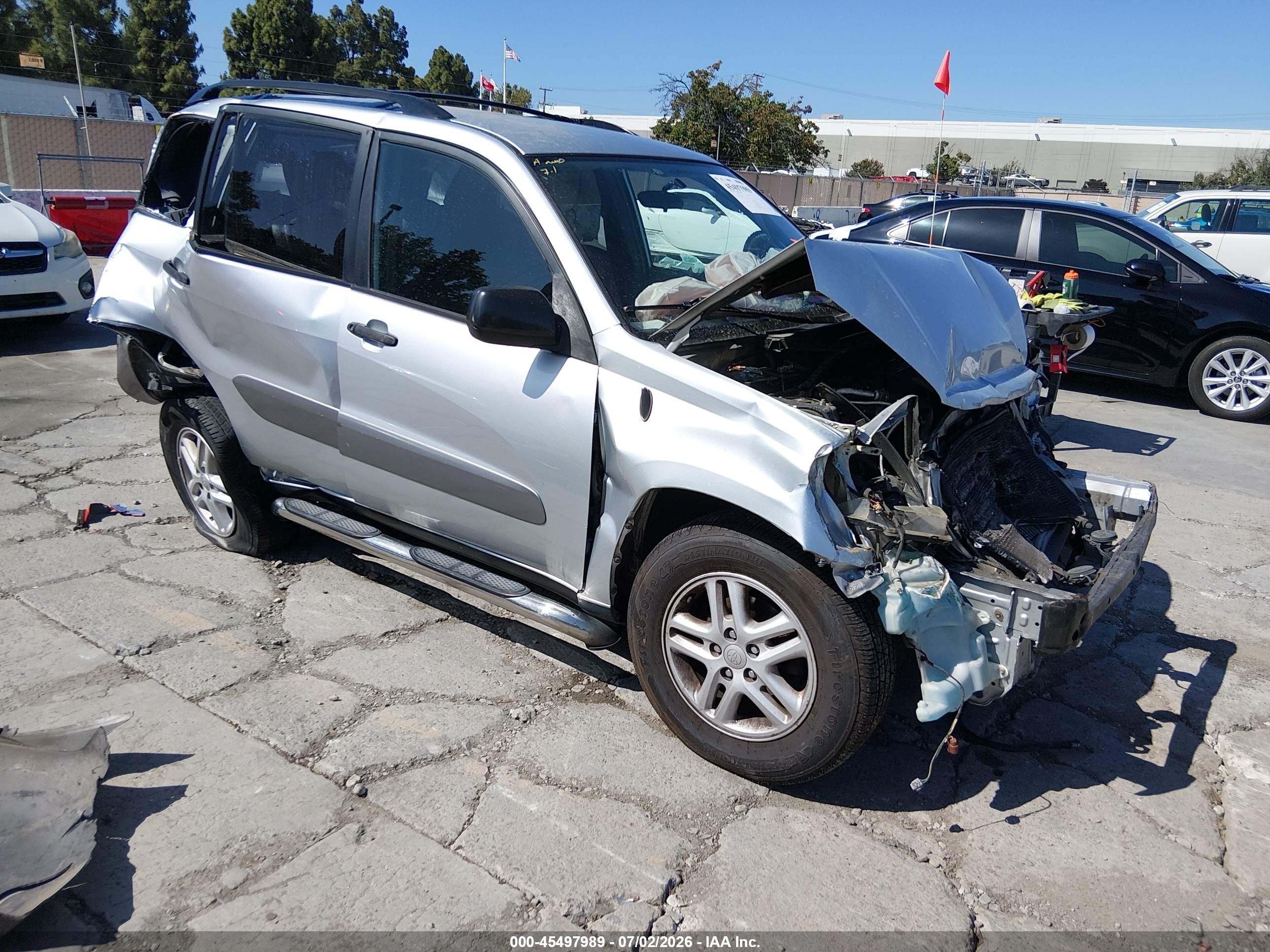 2002 Toyota Rav4   Gray vin: JTEGH20V720054795