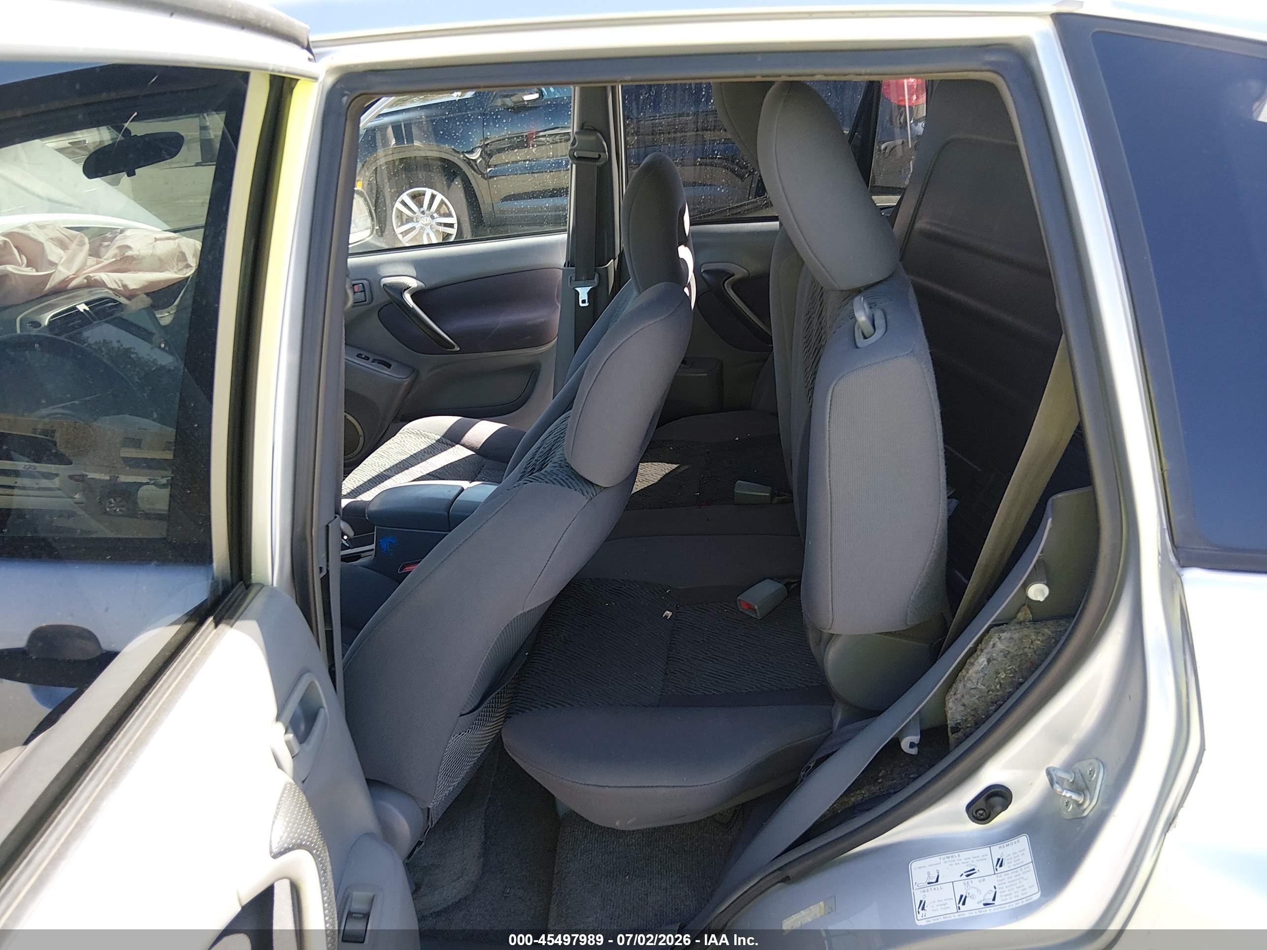 2002 Toyota Rav4   Gray vin: JTEGH20V720054795