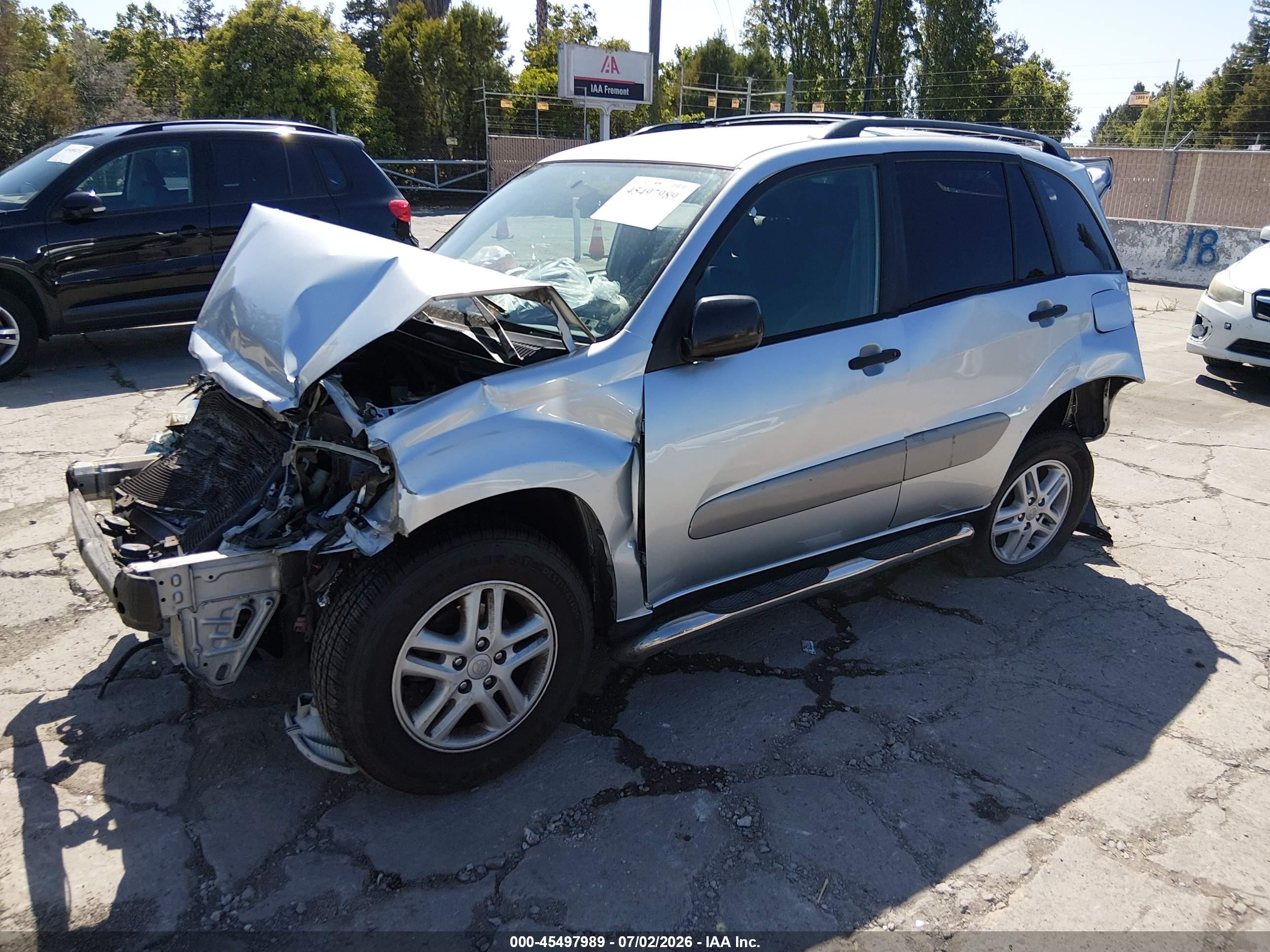 2002 Toyota Rav4   Gray vin: JTEGH20V720054795