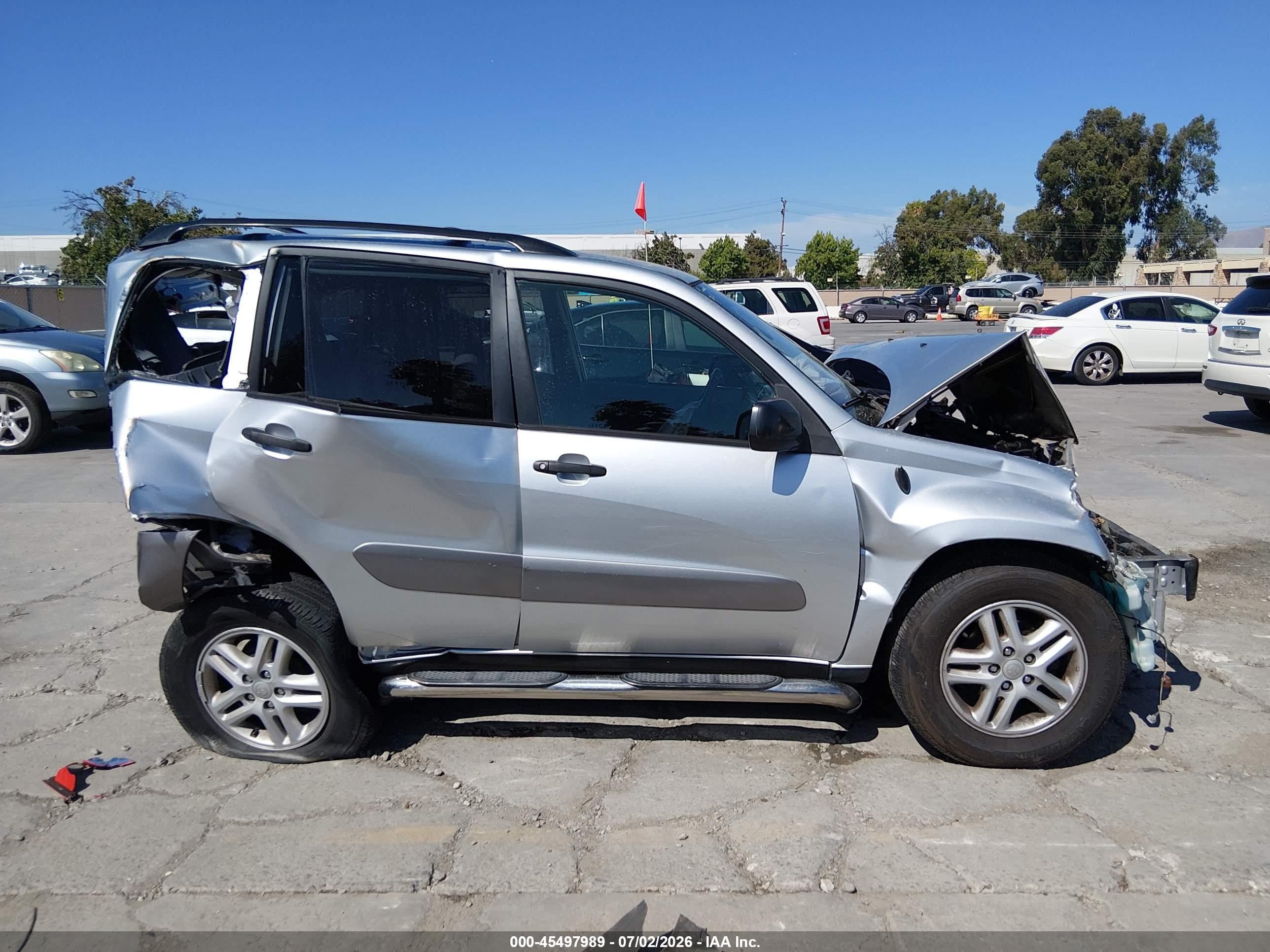 2002 Toyota Rav4   Gray vin: JTEGH20V720054795