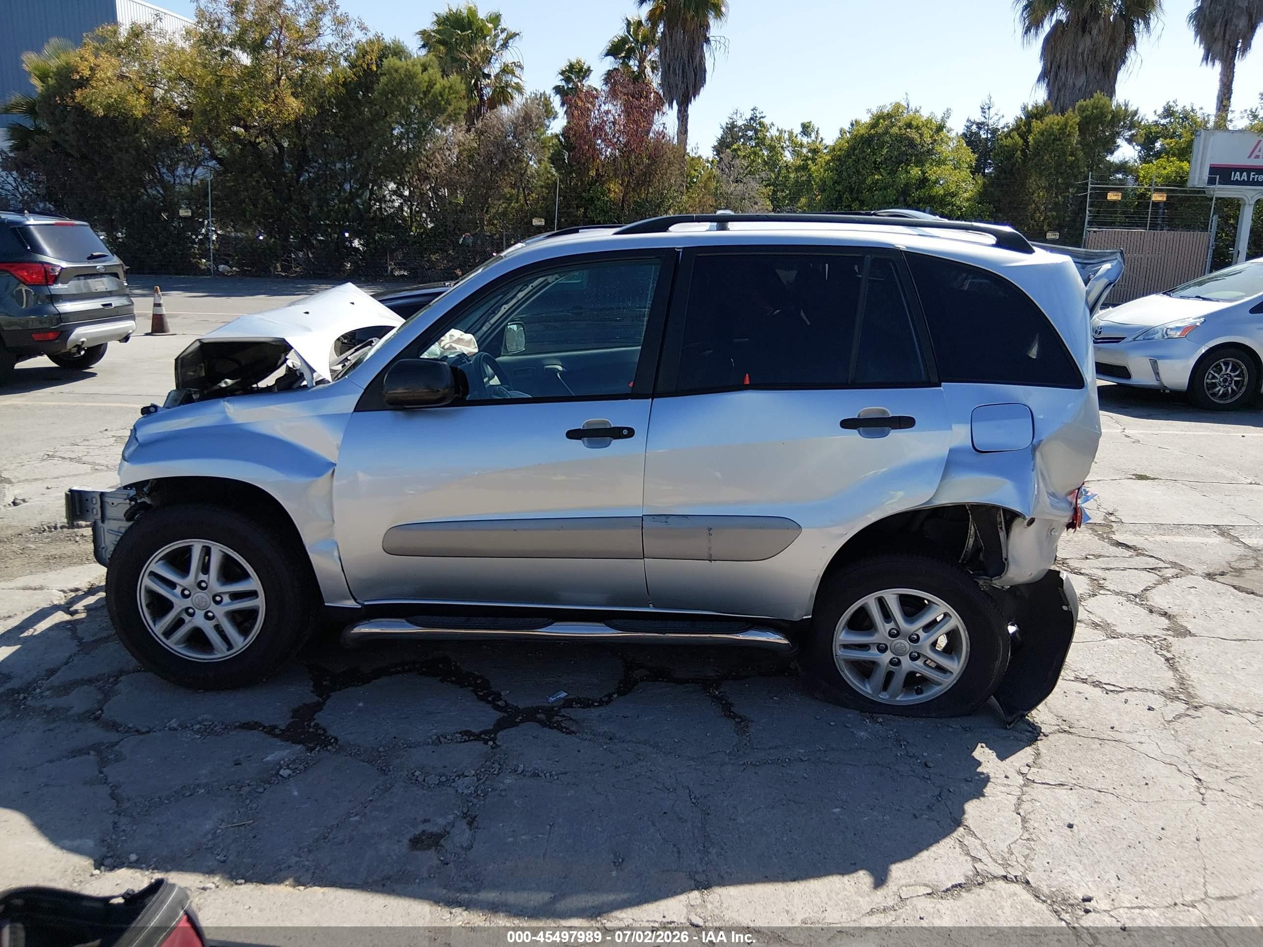 2002 Toyota Rav4   Gray vin: JTEGH20V720054795