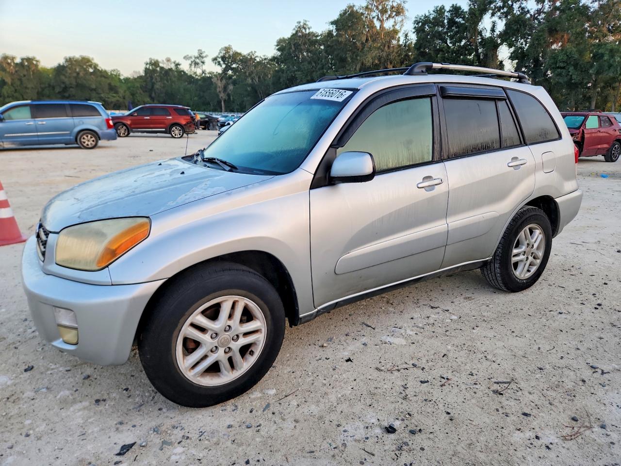 2002 Toyota Rav4 Base Silver vin: JTEGH20V720075324