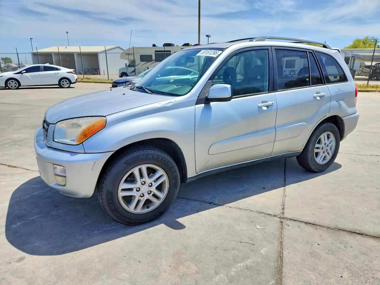 2002 Toyota Rav4 Base Silver vin: JTEGH20V720078790