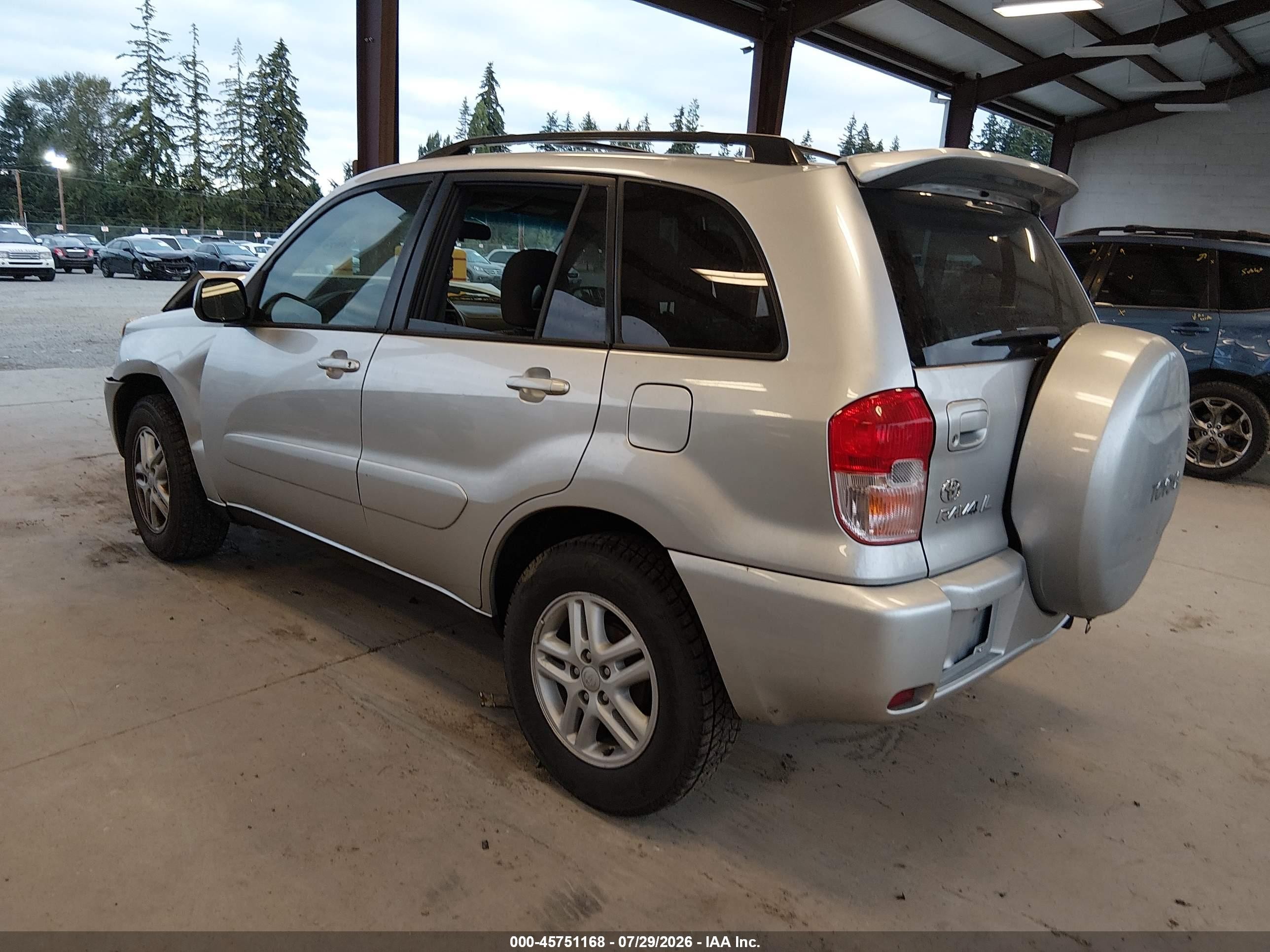 2002 Toyota Rav4   Silver vin: JTEGH20V726005805