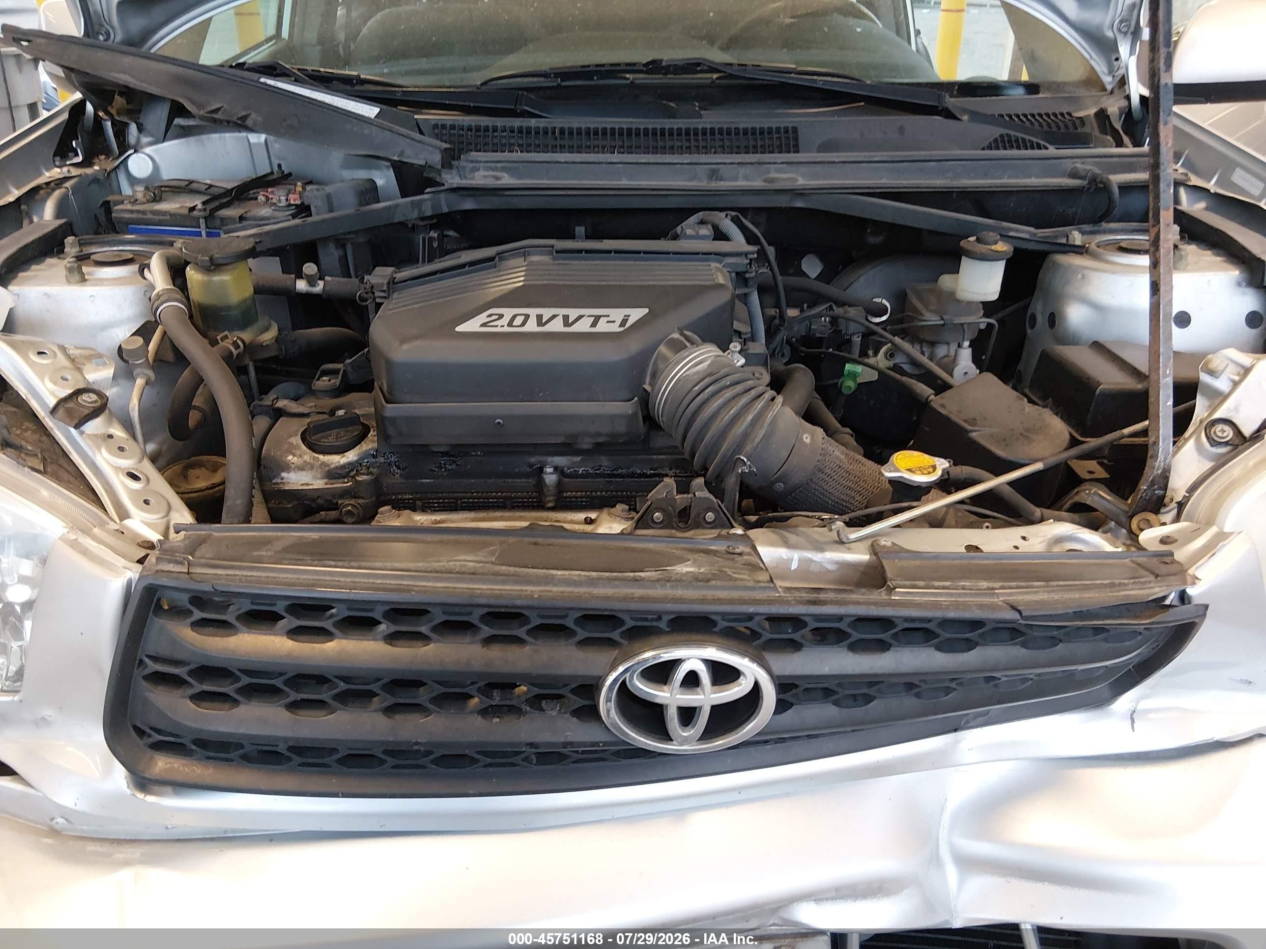 2002 Toyota Rav4   Silver vin: JTEGH20V726005805