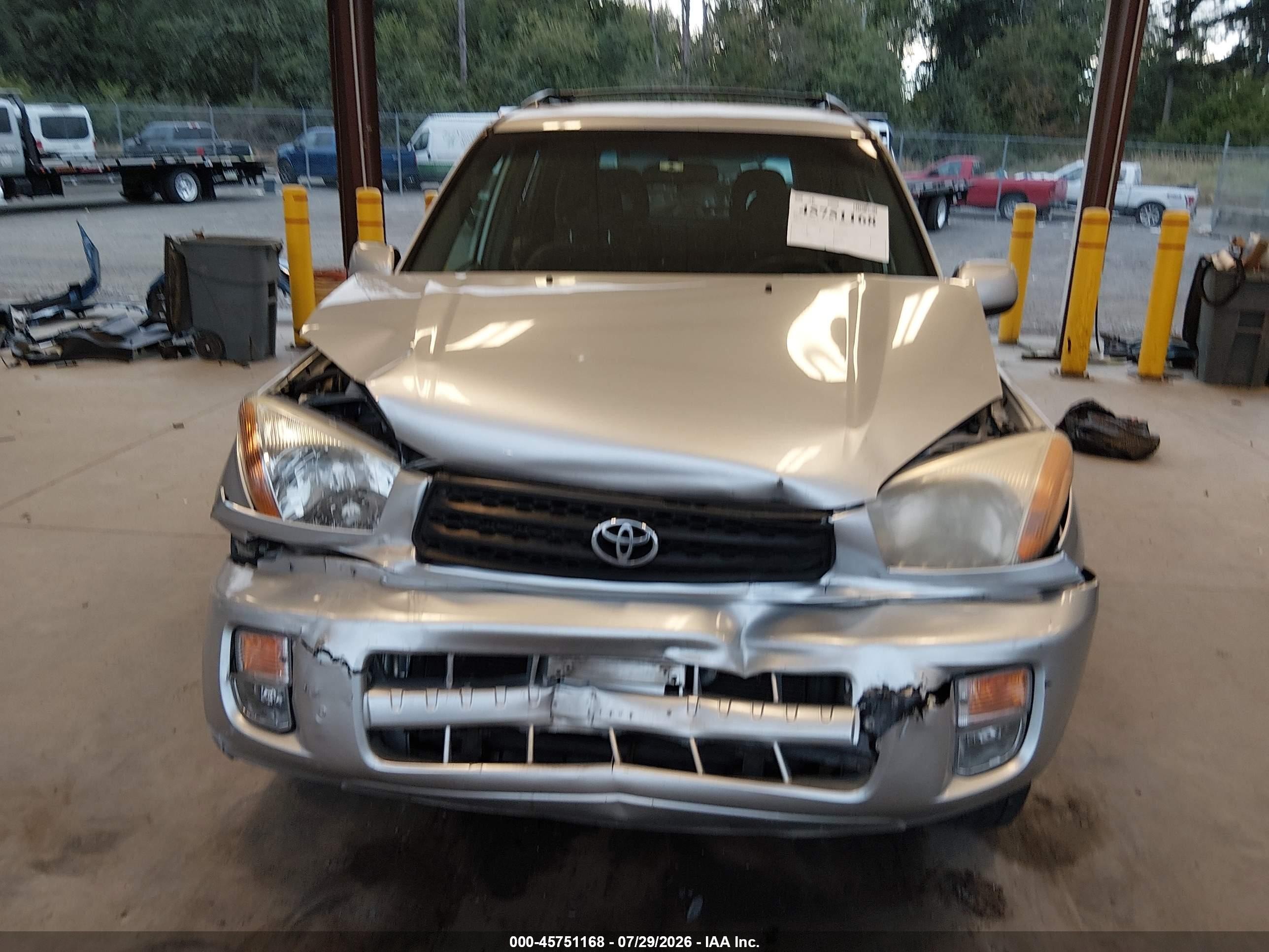 2002 Toyota Rav4   Silver vin: JTEGH20V726005805