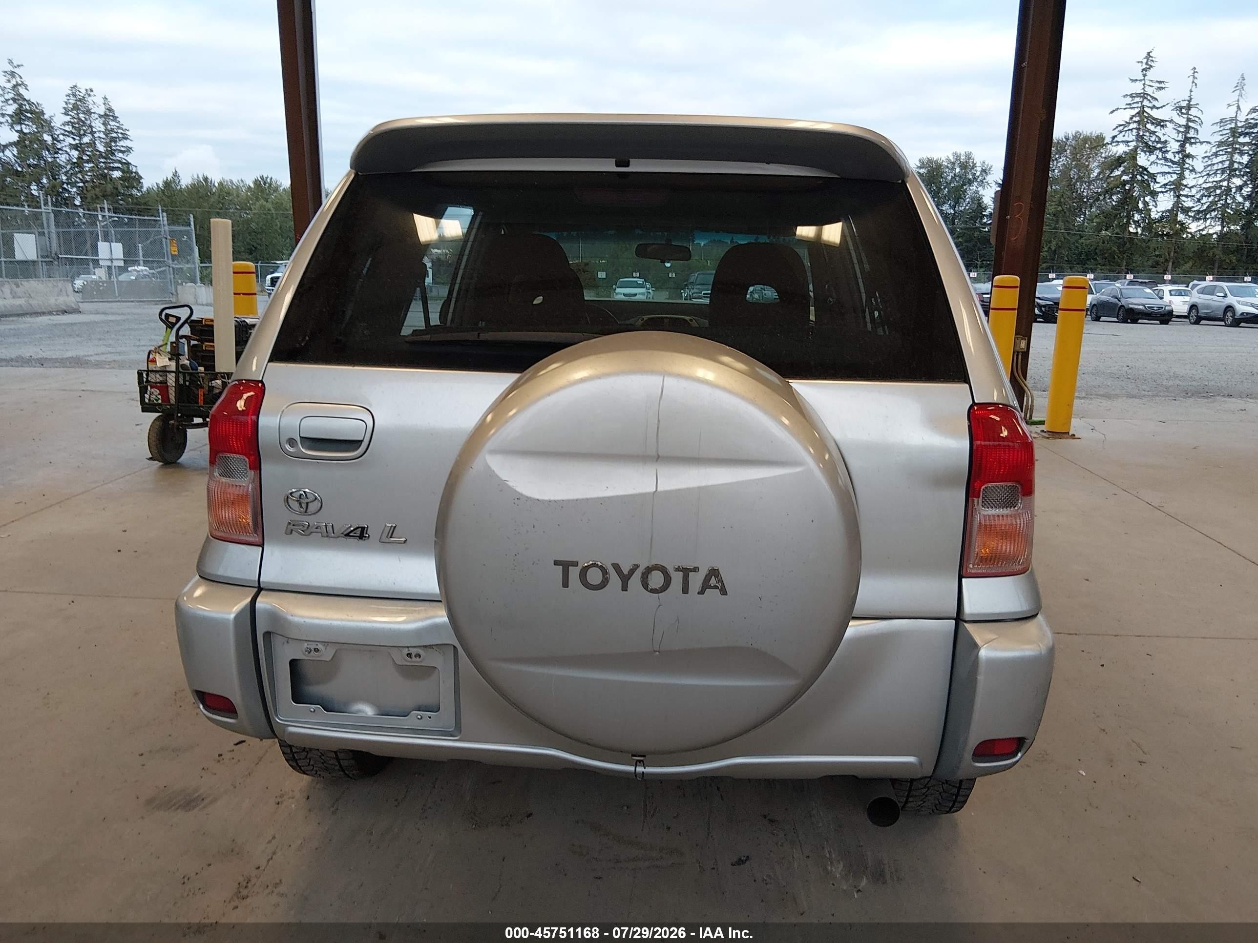 2002 Toyota Rav4   Silver vin: JTEGH20V726005805