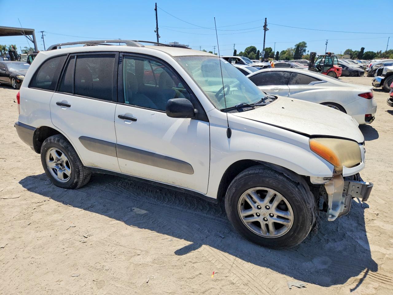 2002 Toyota Rav4 Base White vin: JTEGH20V726006162
