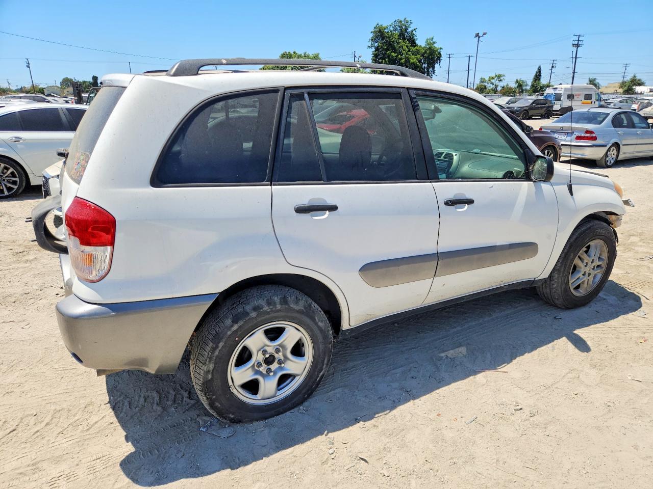 2002 Toyota Rav4 Base White vin: JTEGH20V726006162