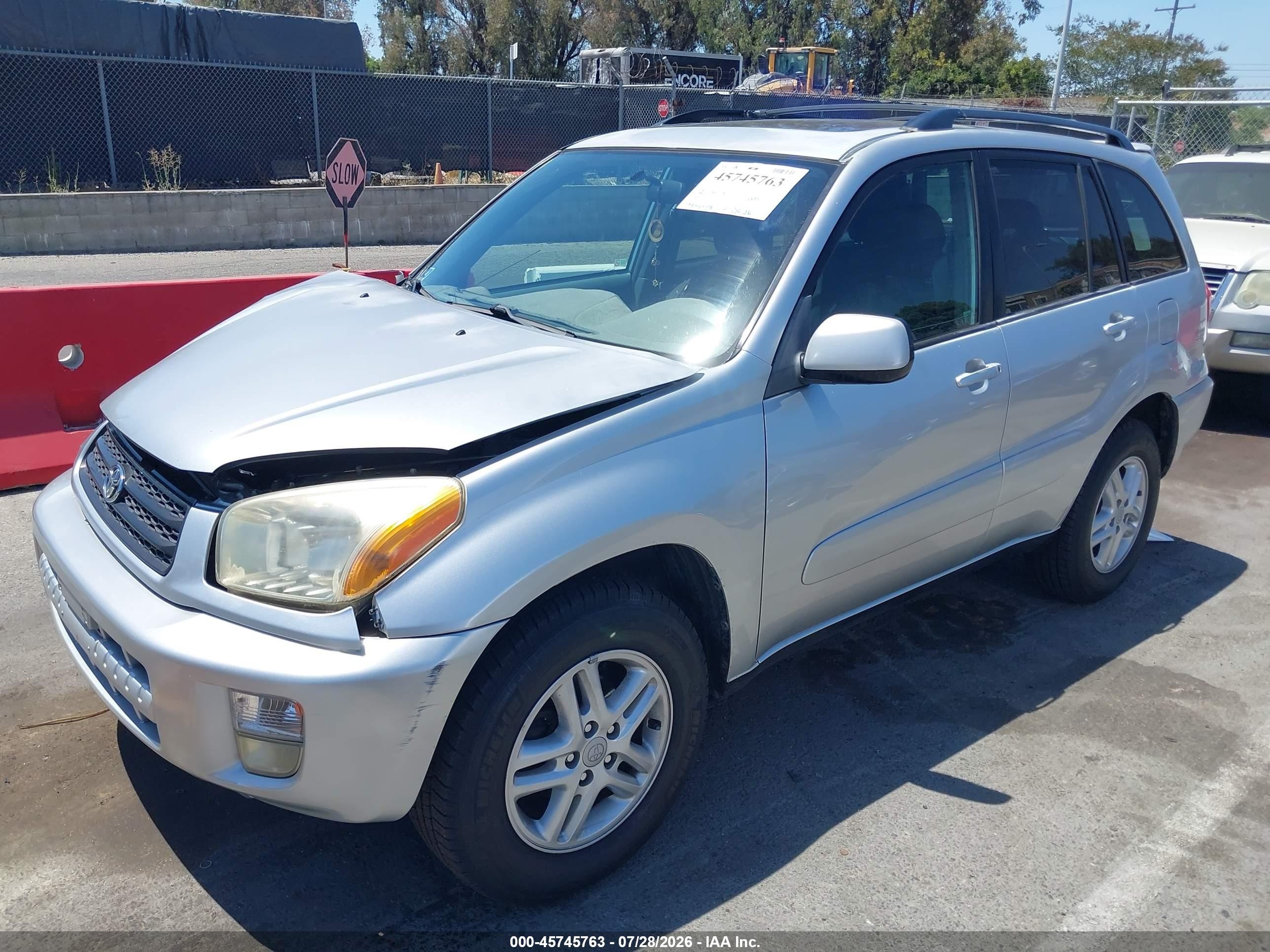 2002 Toyota Rav4   Silver vin: JTEGH20V726010227