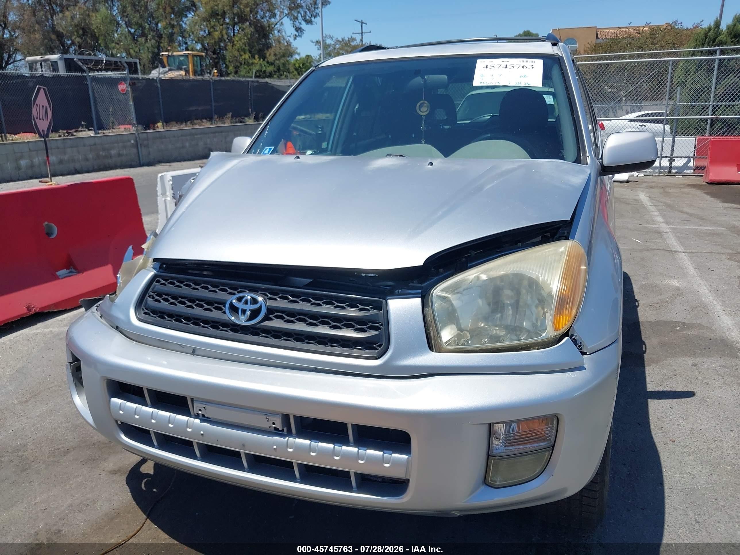 2002 Toyota Rav4   Silver vin: JTEGH20V726010227