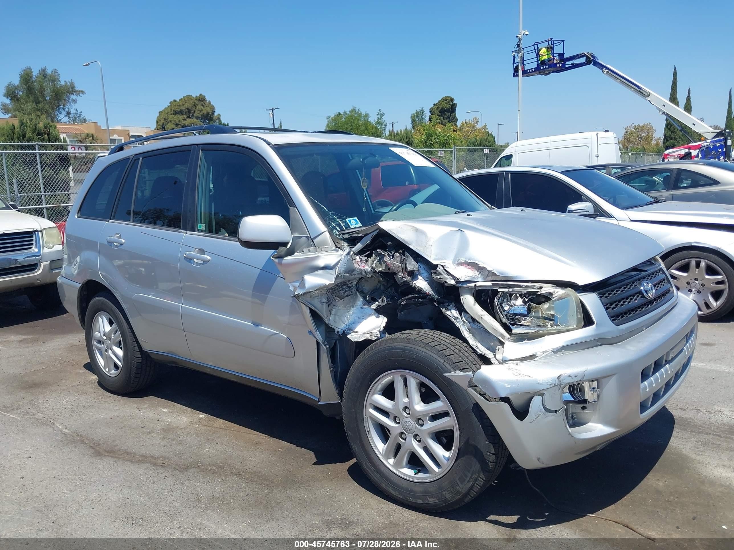 2002 Toyota Rav4   Silver vin: JTEGH20V726010227