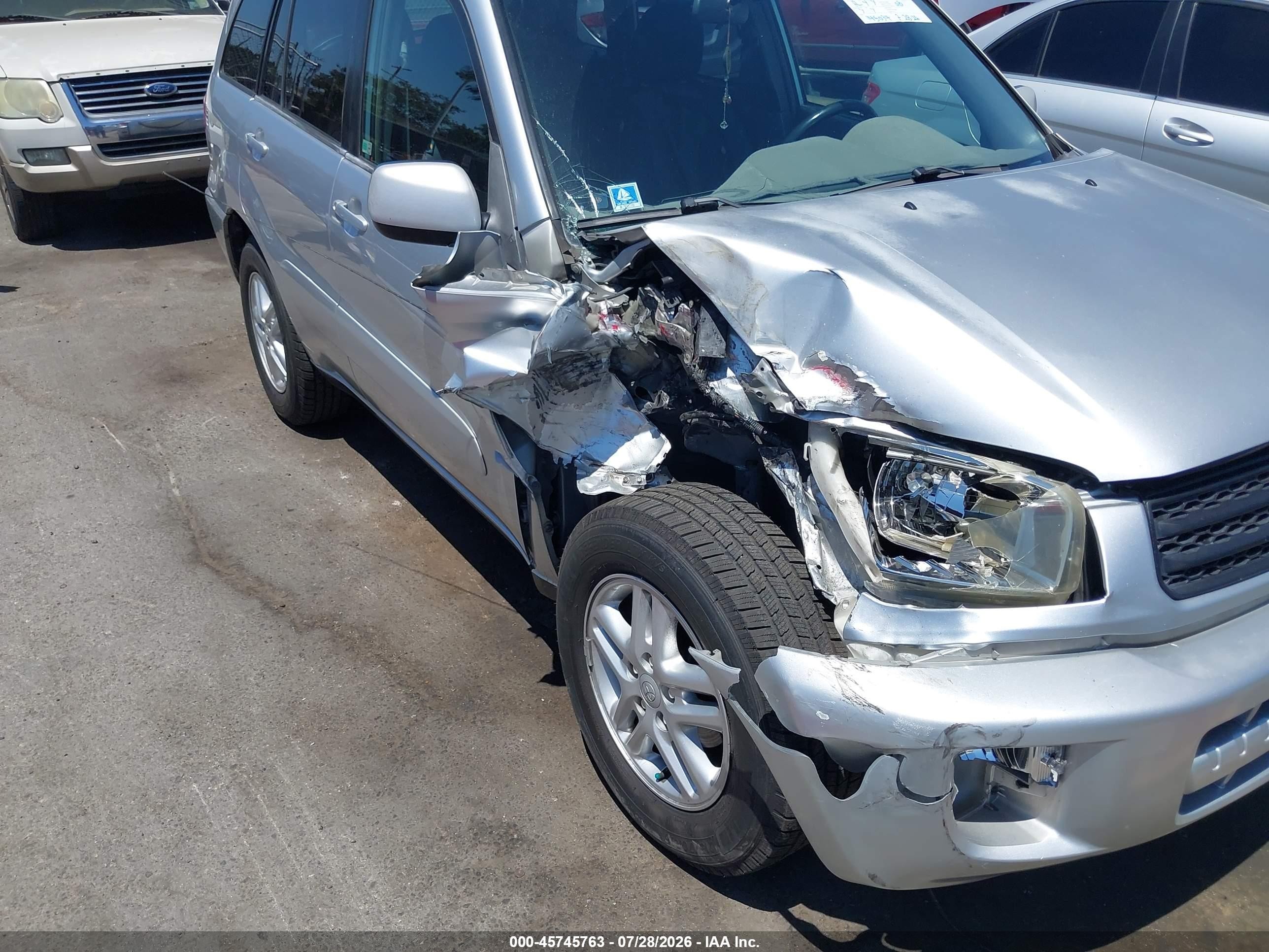 2002 Toyota Rav4   Silver vin: JTEGH20V726010227