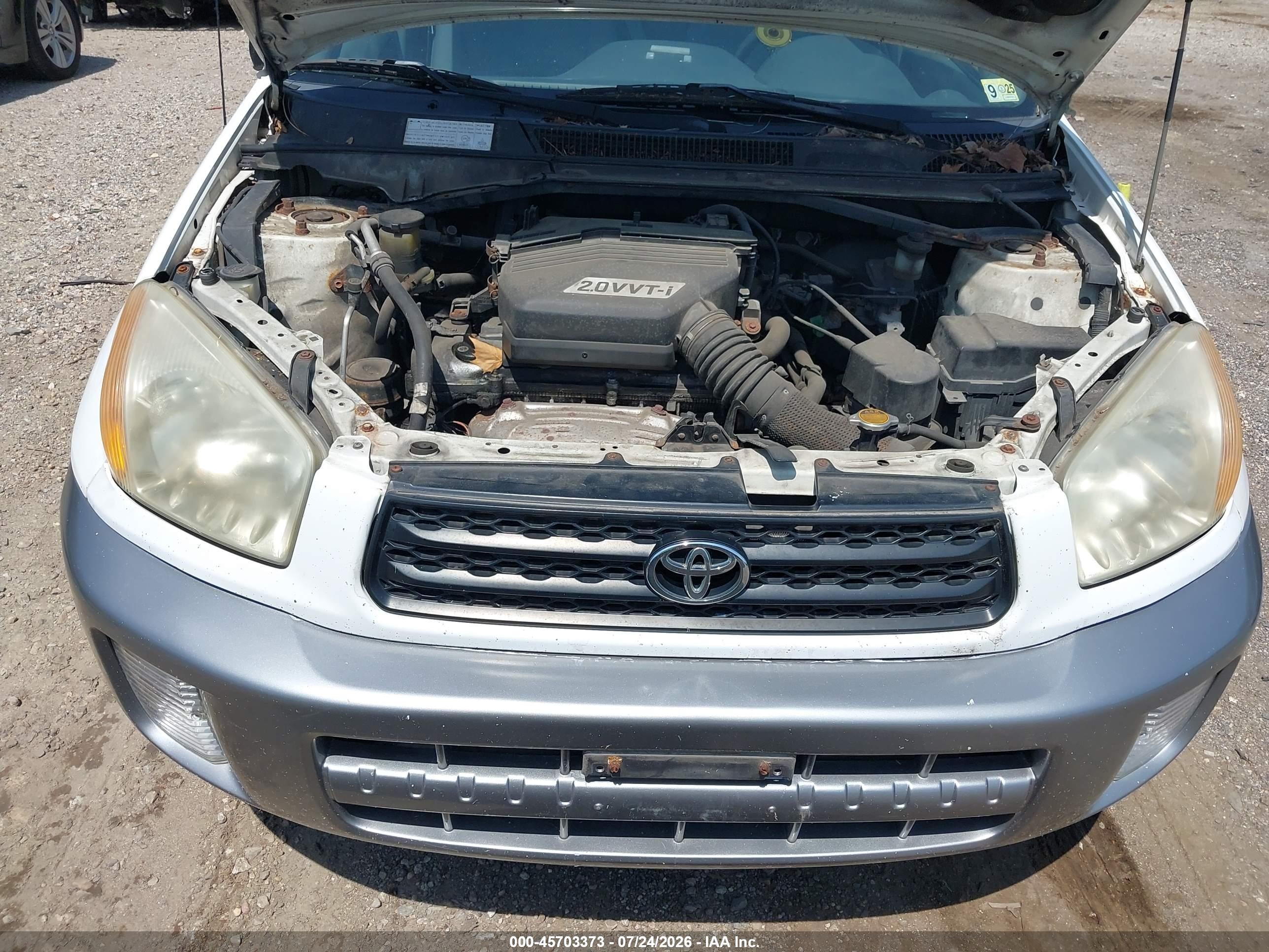 2003 Toyota Rav4   Белый vin: JTEGH20V730083182