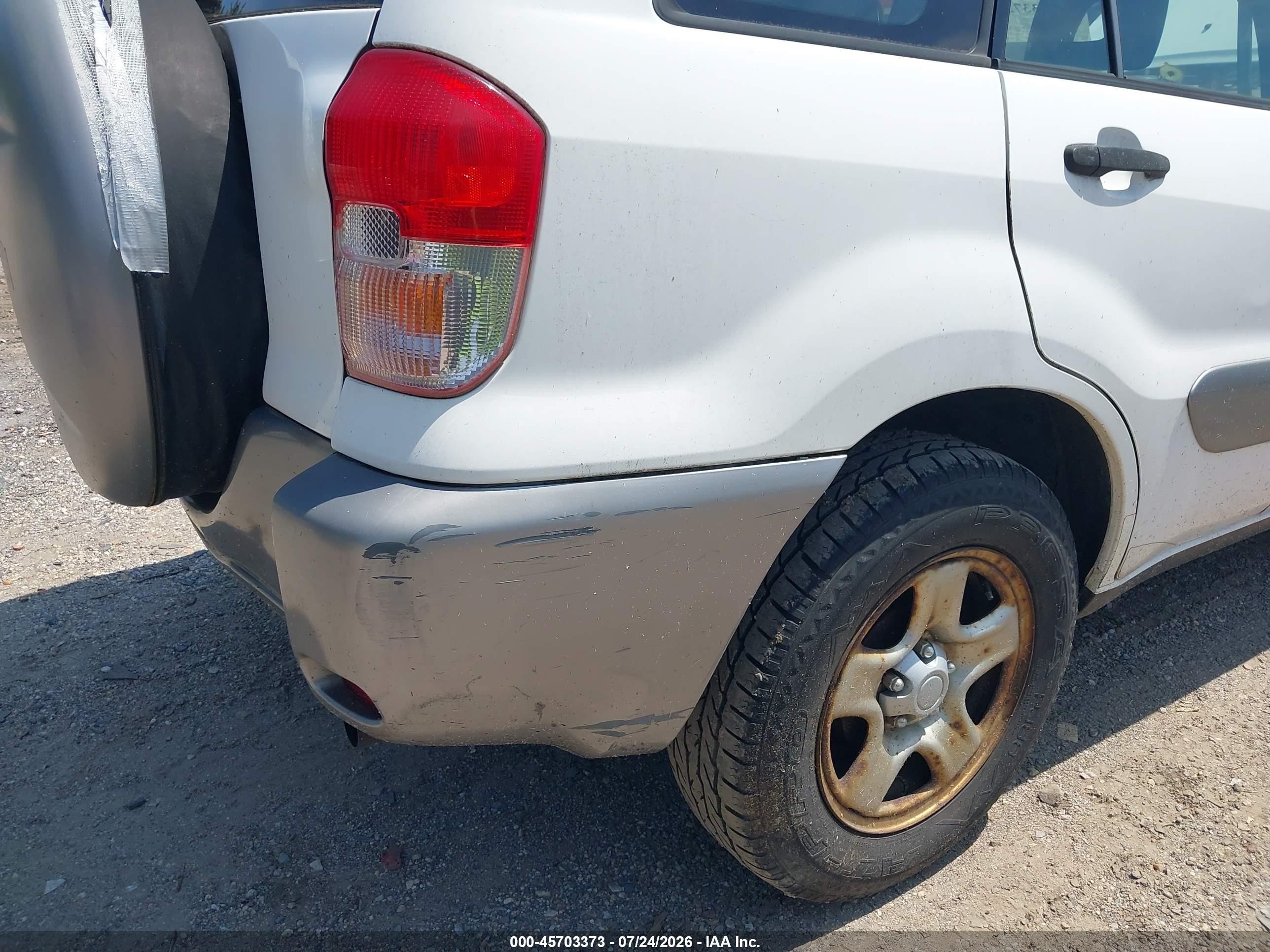 2003 Toyota Rav4   Белый vin: JTEGH20V730083182