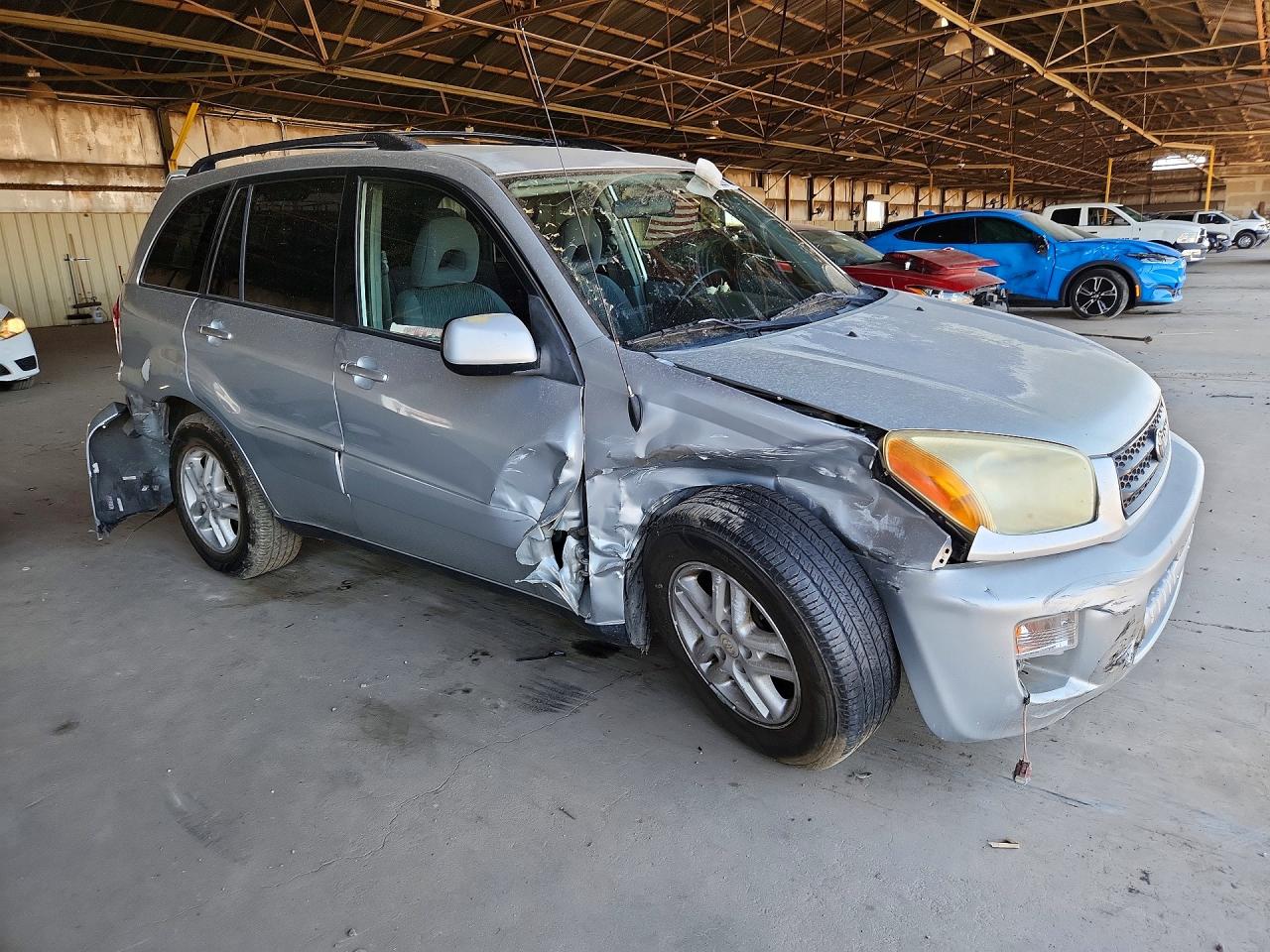 2003 Toyota Rav4 Base Silver vin: JTEGH20V730085787