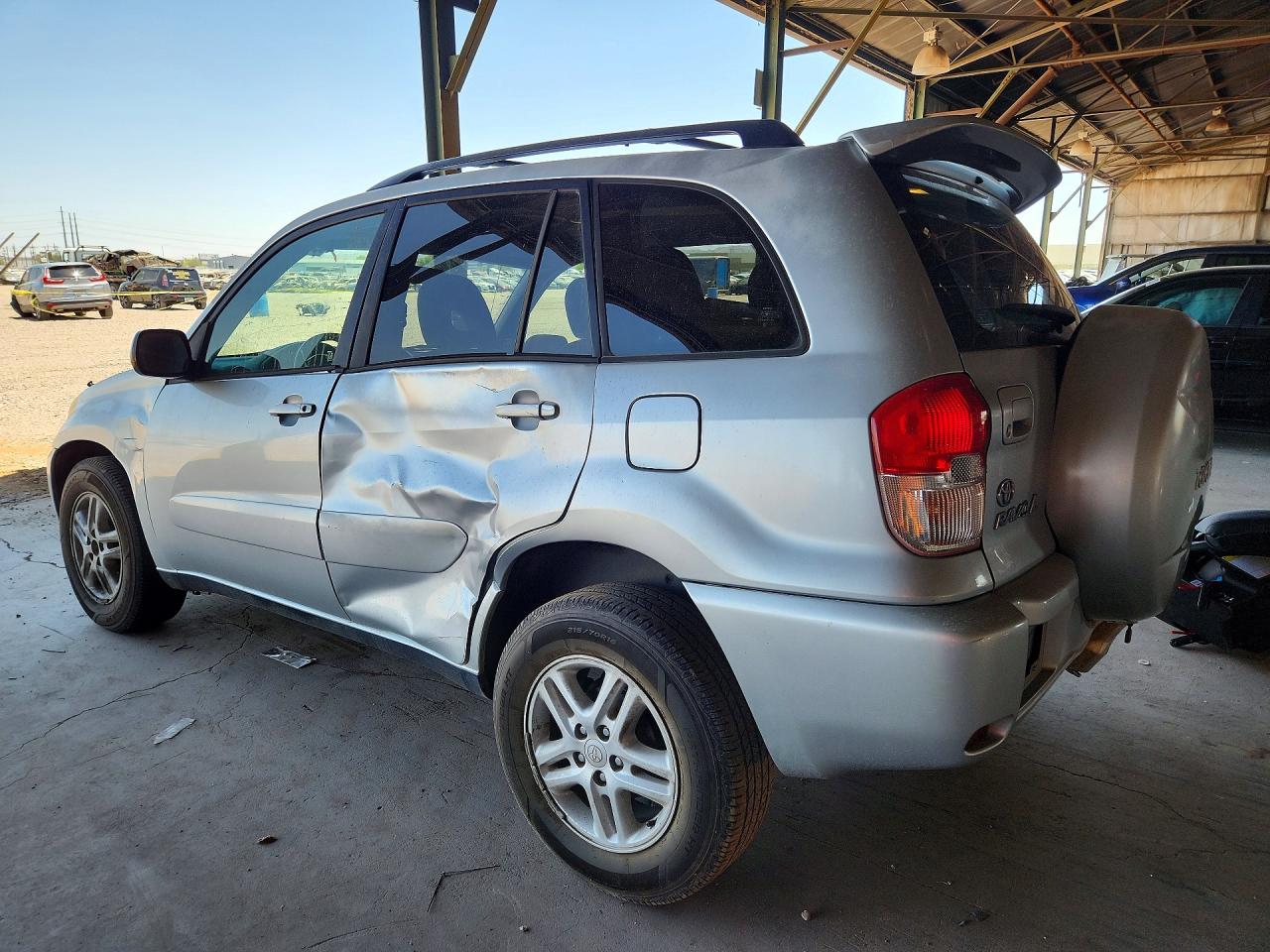 2003 Toyota Rav4 Base Silver vin: JTEGH20V730085787