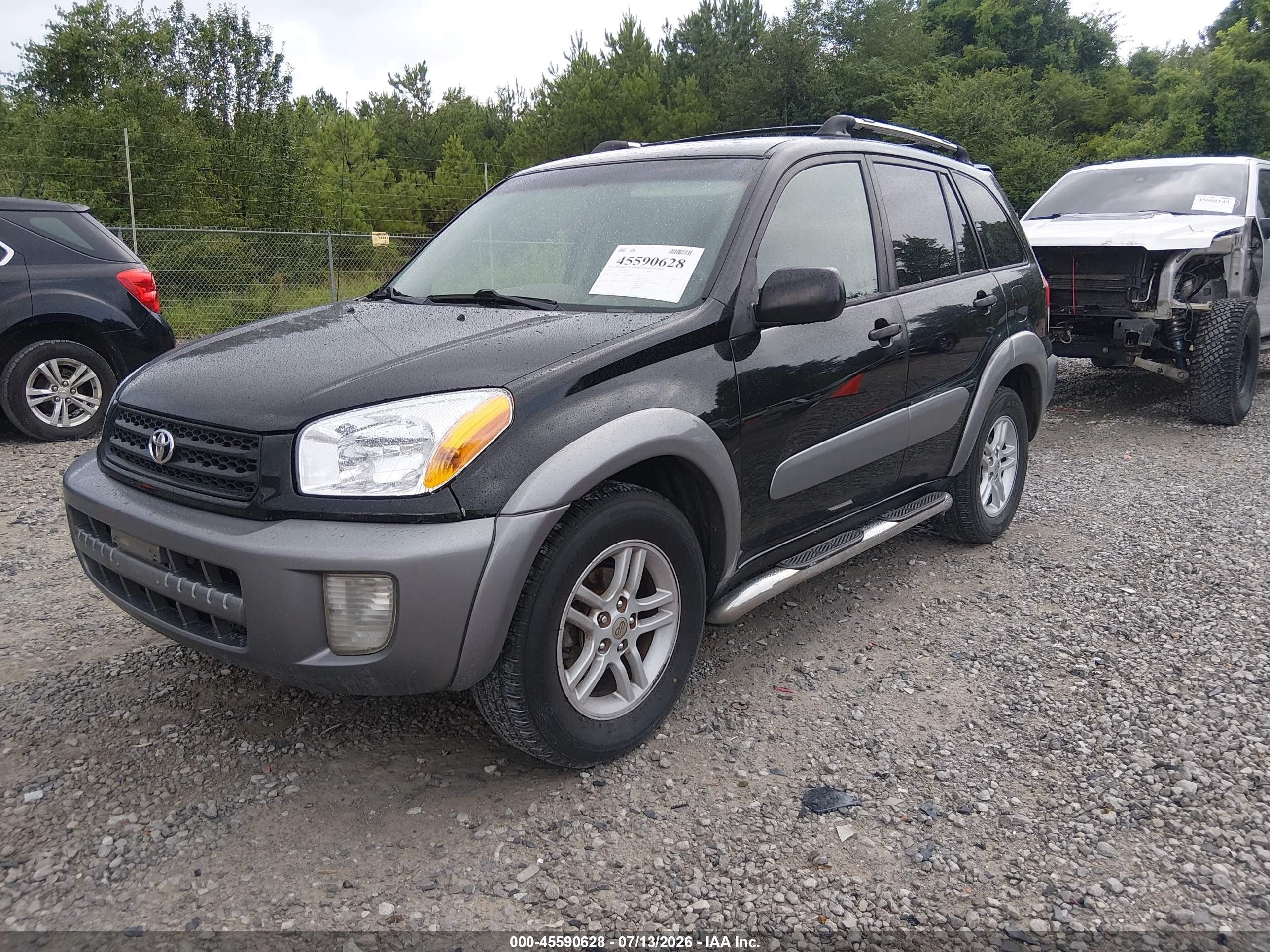 2003 Toyota Rav4   Черный vin: JTEGH20V730095283